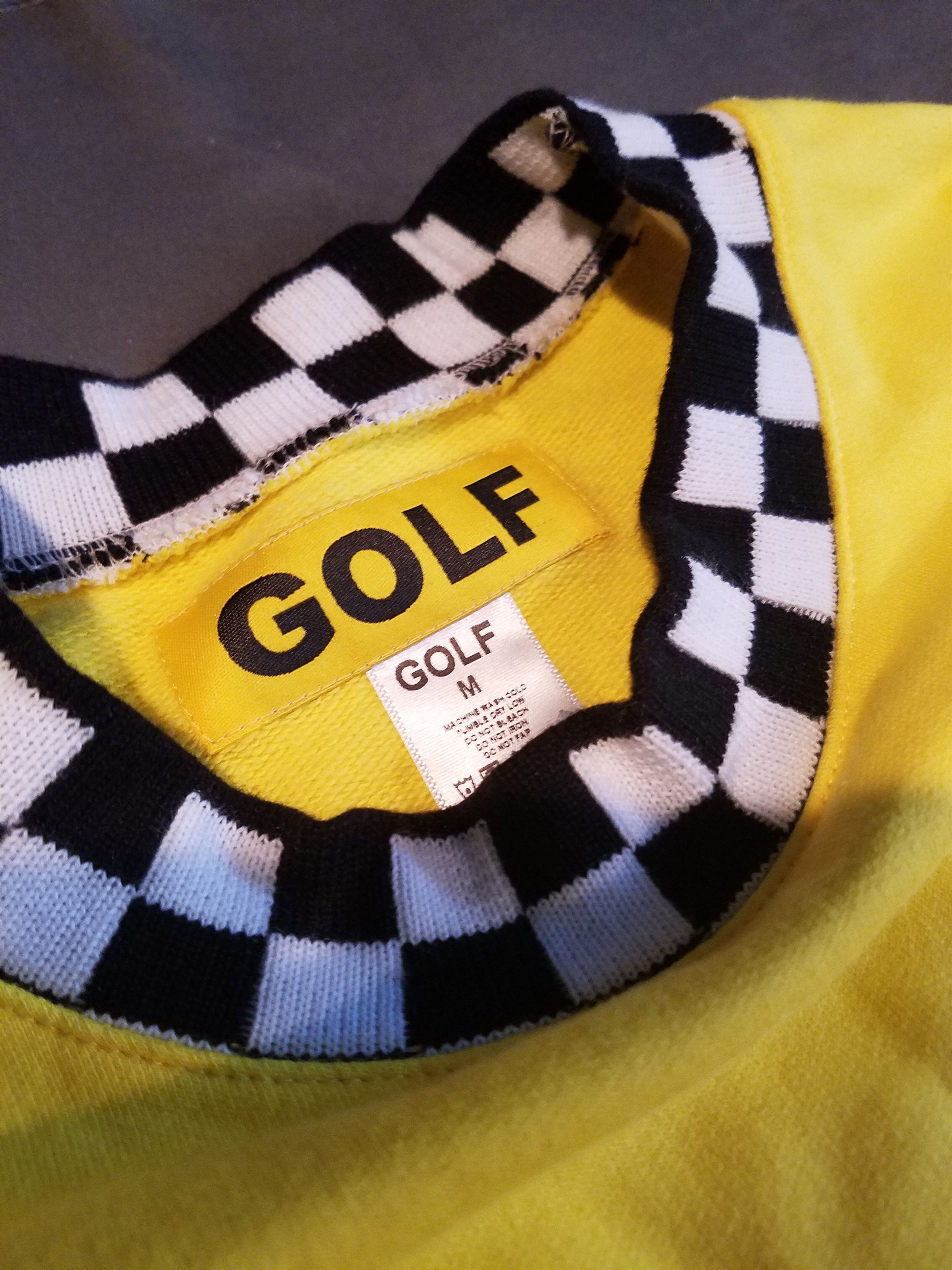 Golf wang checkered crewneck best sale