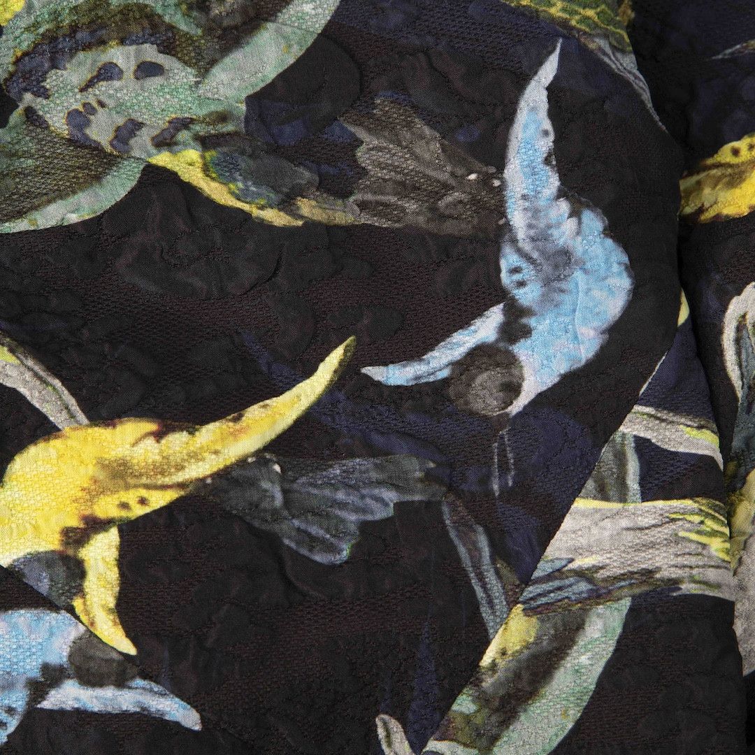 Erdem Bird Print Knee Length Dress Size S / US 4 / IT 40 - 4 Thumbnail