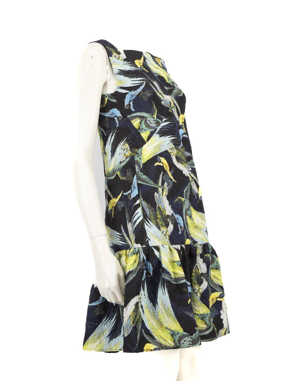 Erdem Bird Print Knee Length Dress Size S / US 4 / IT 40 - 2 Thumbnail