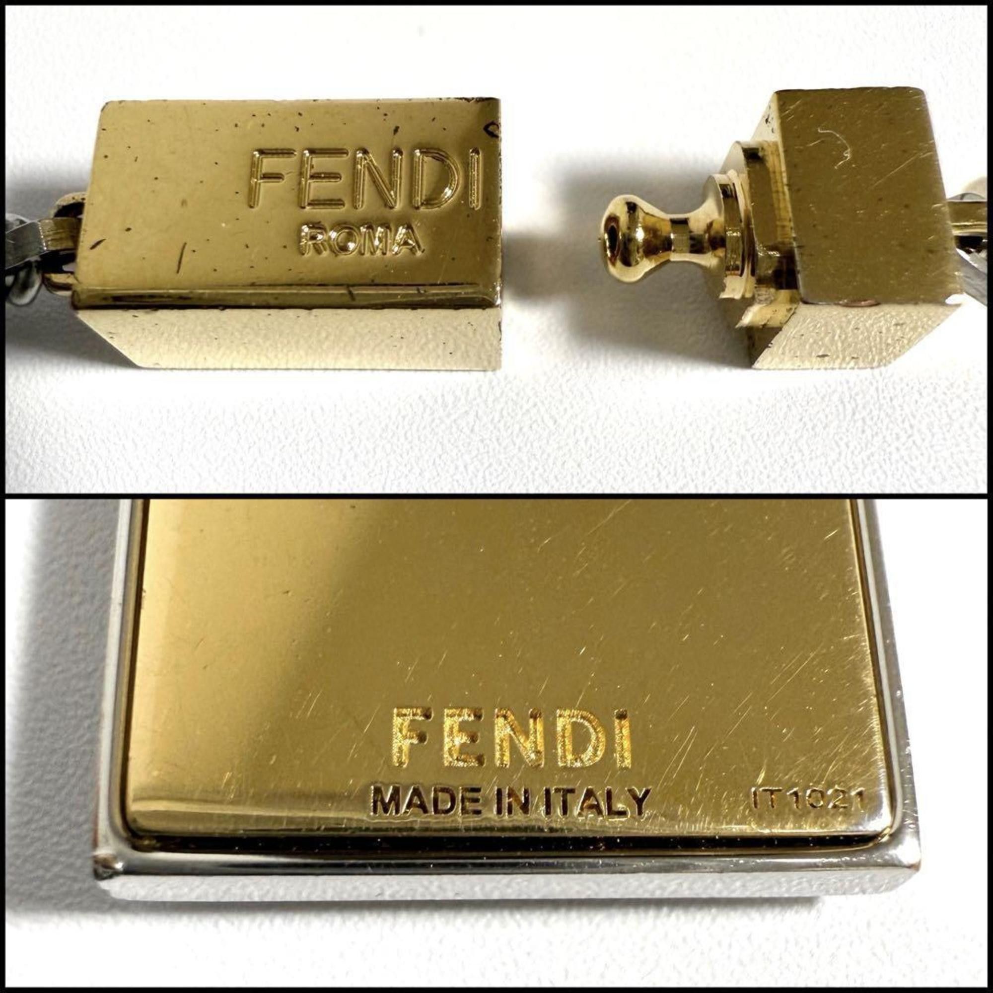 Fendi FENDI Men's Necklace Pendant Palladium & Gold Color Size ONE SIZE - 7 Thumbnail