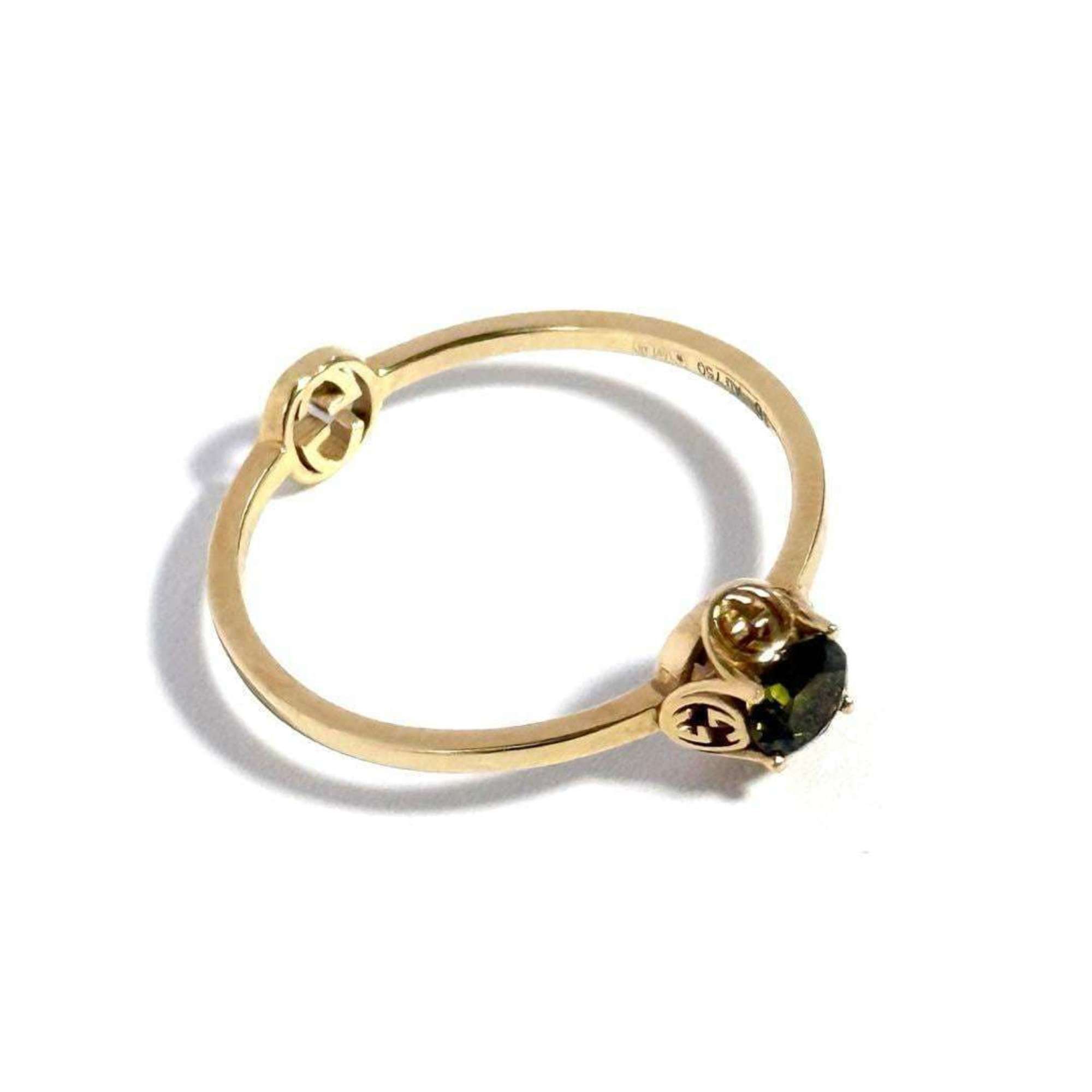 Gucci GUCCI Women's Interlocking G Ring K18 Size ONE SIZE - 7 Thumbnail
