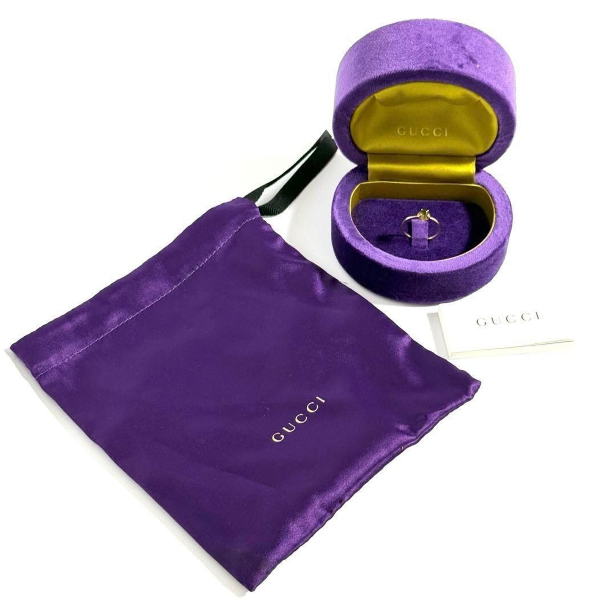 Gucci GUCCI Women's Interlocking G Ring K18 Size ONE SIZE - 10 Thumbnail