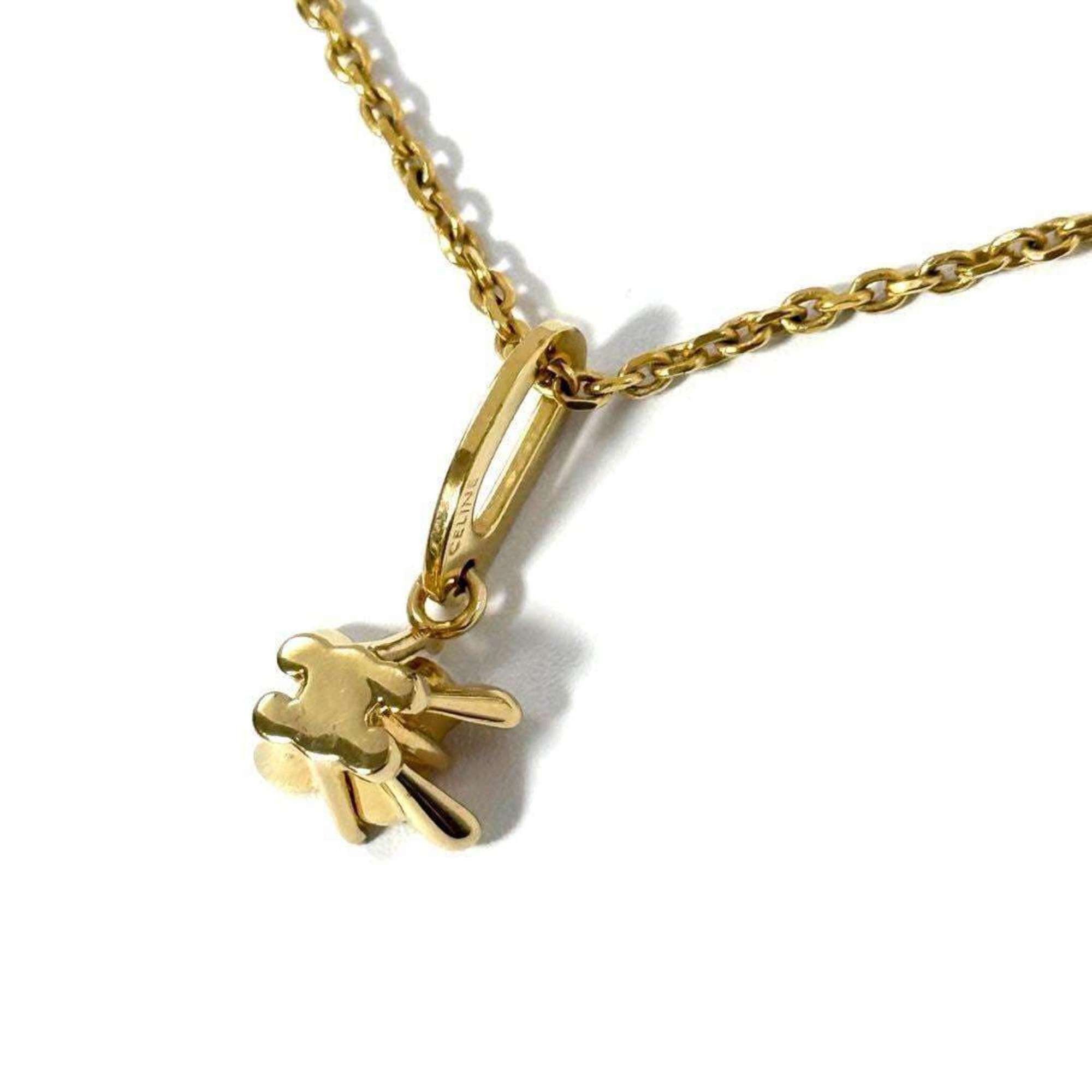 Celine Celine Women's Triomphe Solitaire Necklace Pendant Size ONE SIZE - 2 Thumbnail