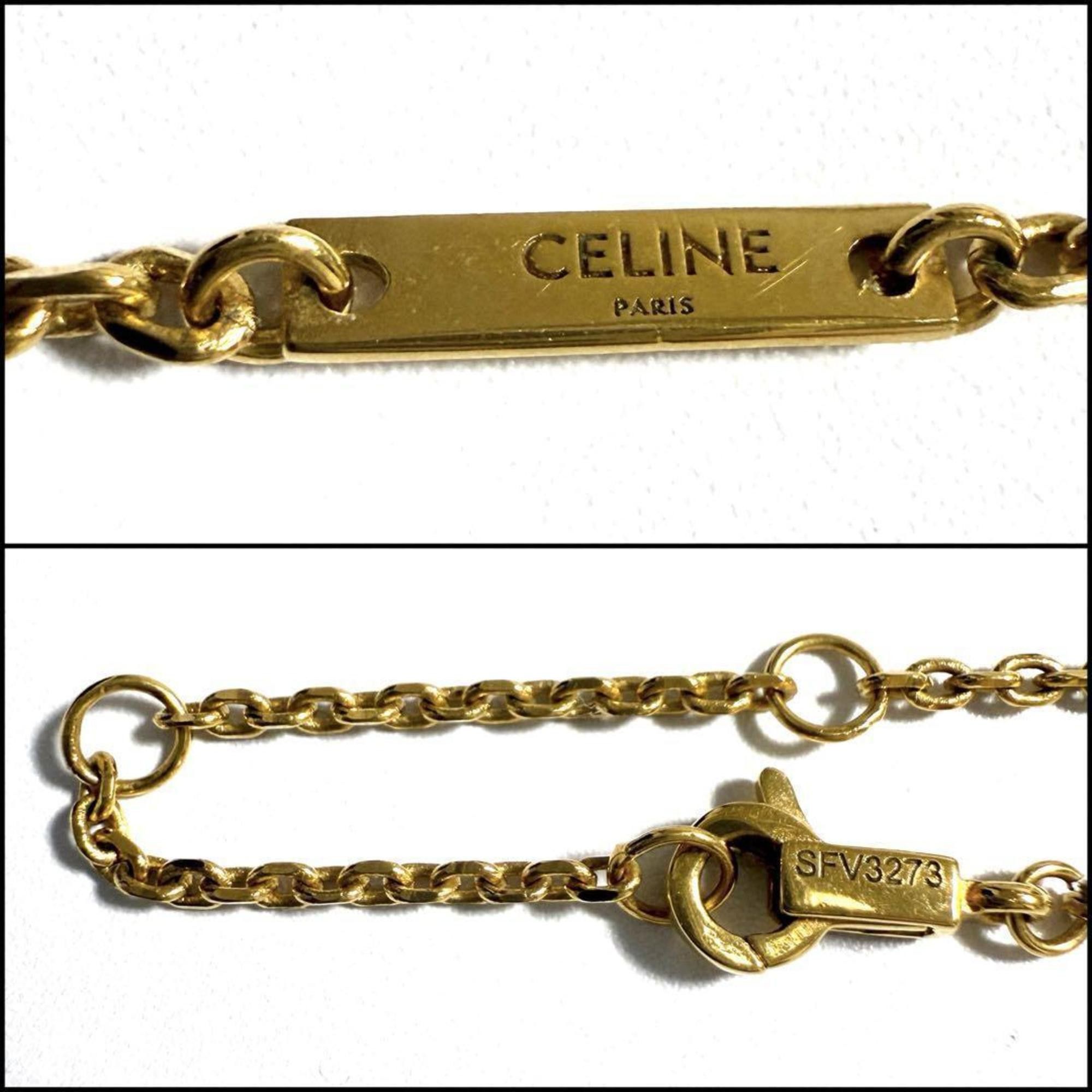 Celine Celine Women's Triomphe Solitaire Necklace Pendant Size ONE SIZE - 8 Thumbnail