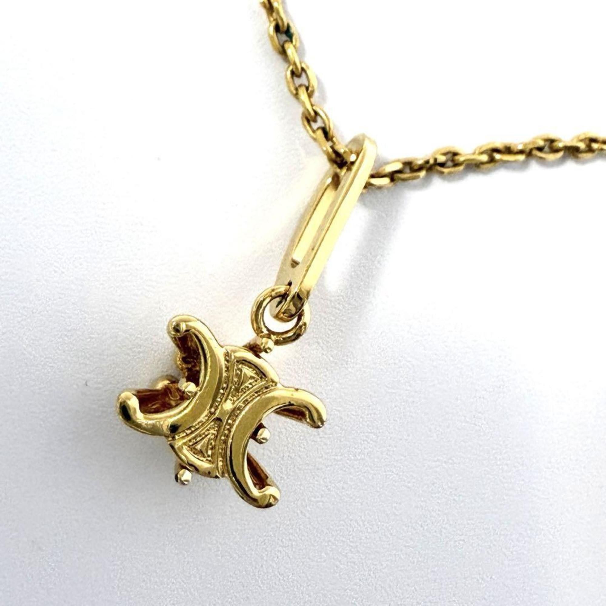 Celine Celine Women's Triomphe Solitaire Necklace Pendant Size ONE SIZE - 6 Thumbnail