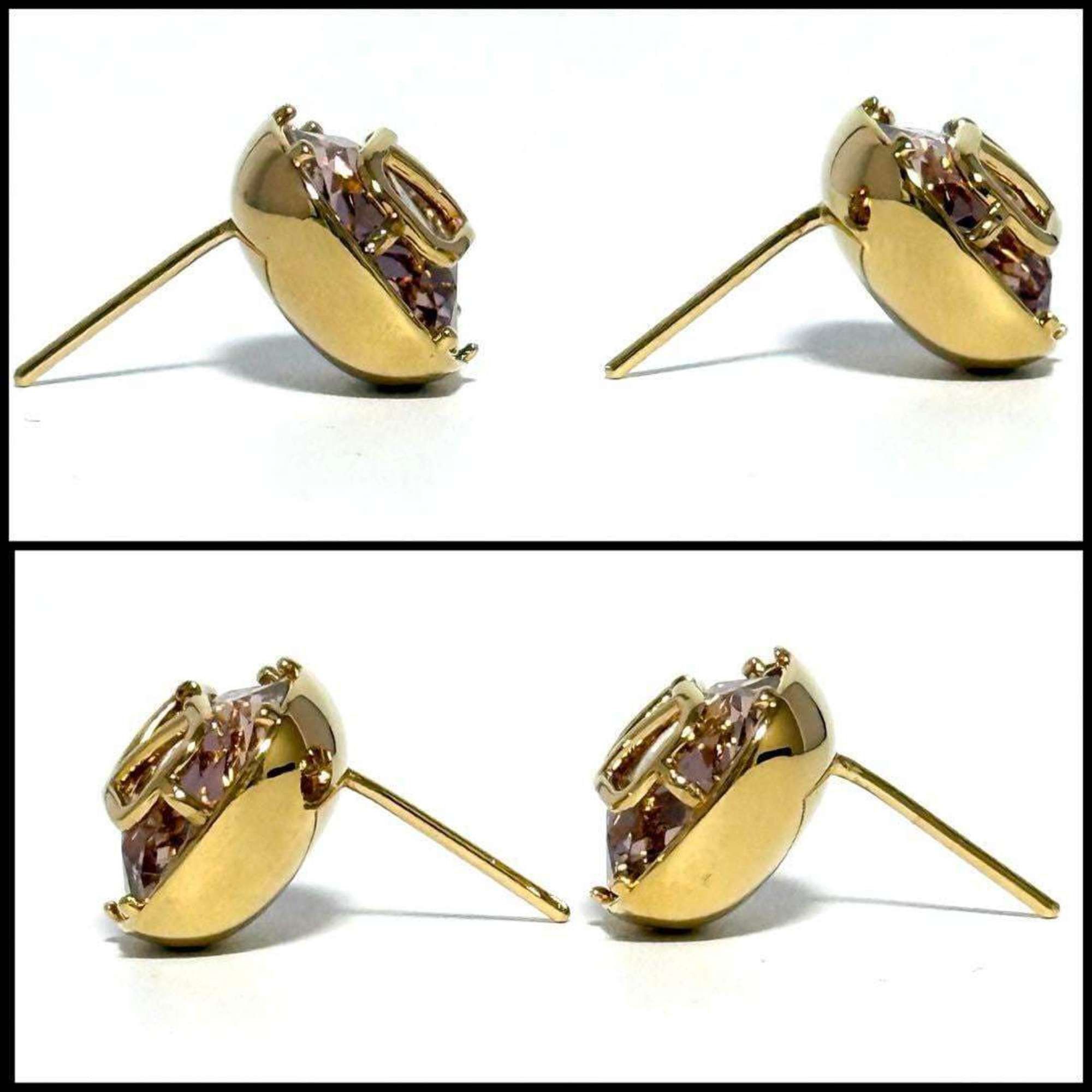 Valentino Valentino Women's V Logo Signature Crystal Earrings Size ONE SIZE - 4 Thumbnail