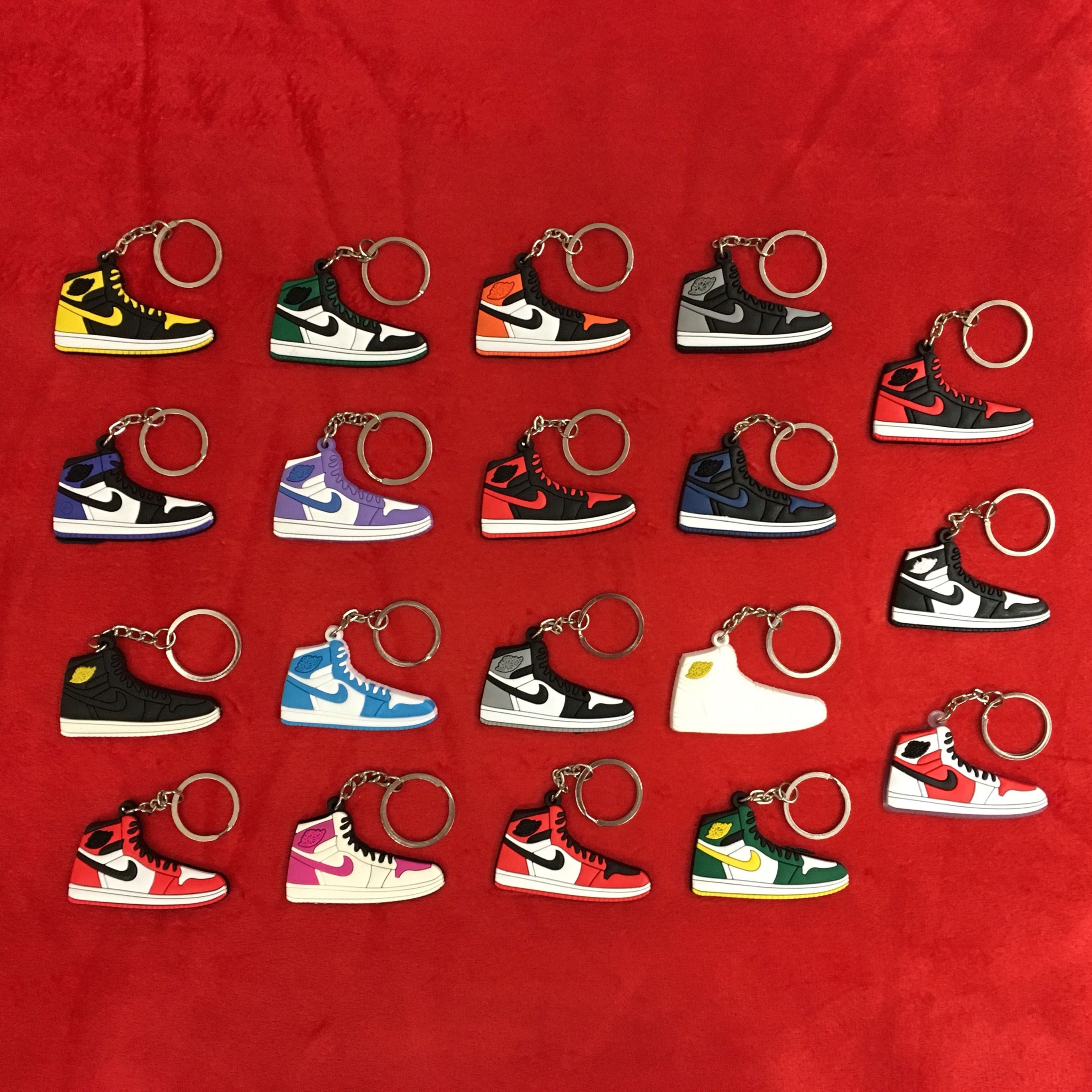 Air Jordan 1 AJ1 Silicone Keychain Set
