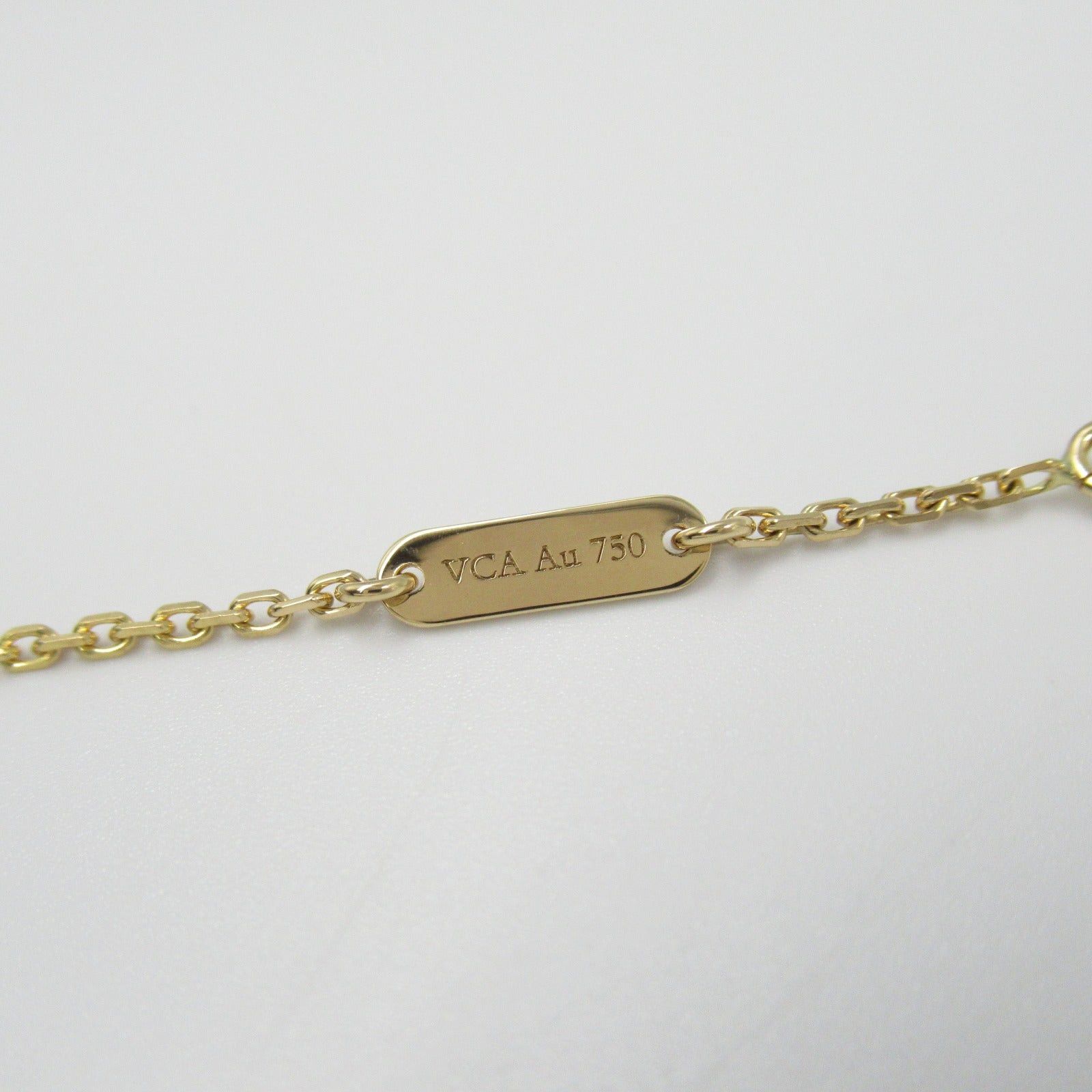 Van Cleef & Arpels Van Cleef Arpels Alhambra Mother Of Pearl Necklace K18 (Yellow Gold) White Size ONE SIZE - 4 Thumbnail