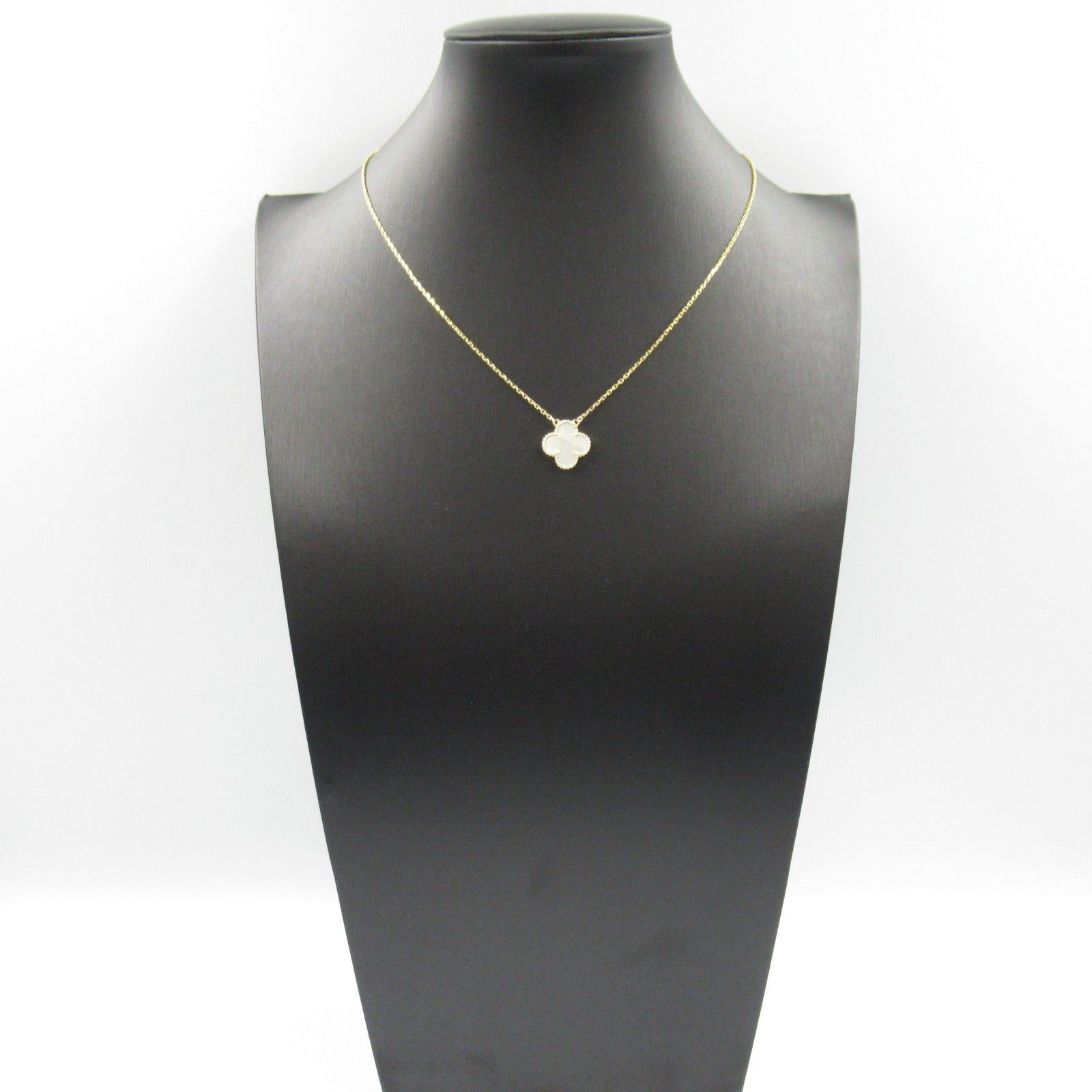 Van Cleef & Arpels Van Cleef Arpels Alhambra Mother Of Pearl Necklace K18 (Yellow Gold) White Size ONE SIZE - 8 Thumbnail