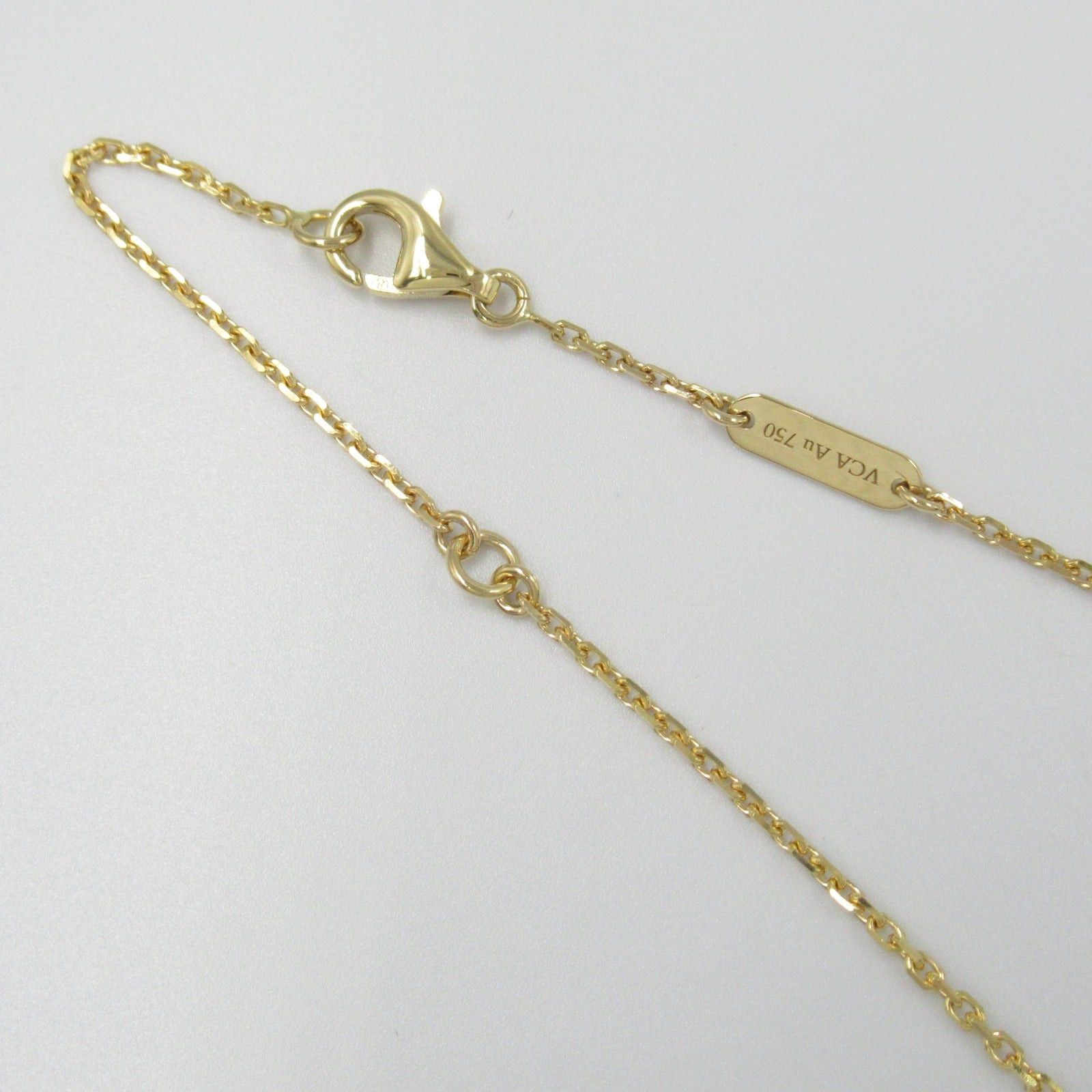 Van Cleef & Arpels Van Cleef Arpels Alhambra Mother Of Pearl Necklace K18 (Yellow Gold) White Size ONE SIZE - 5 Thumbnail