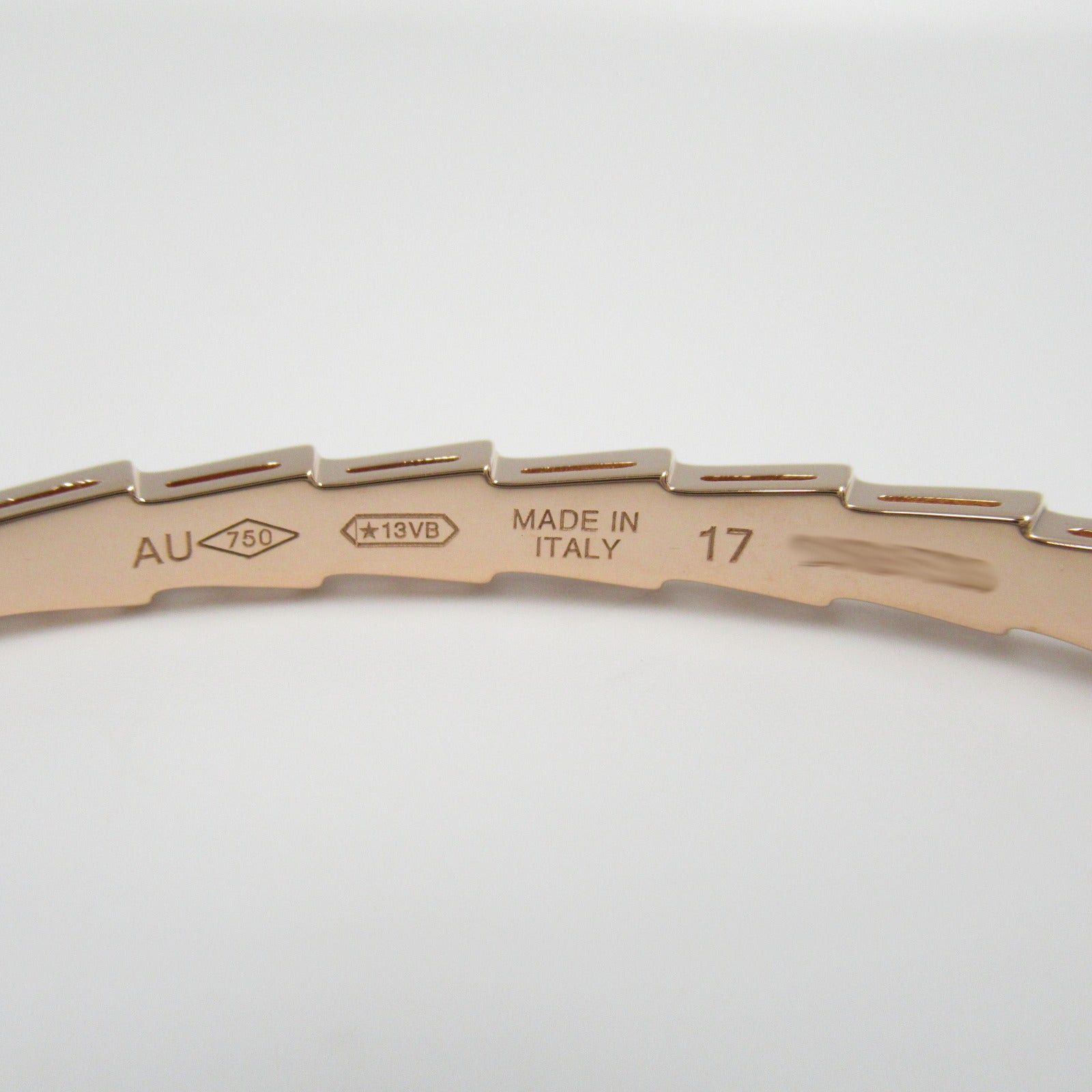 Bvlgari Bvlgari Serpenti Viper Mother Of Pearl Diamond Bracelet K18Pg (Pink Gold) Clear White Size ONE SIZE - 4 Thumbnail