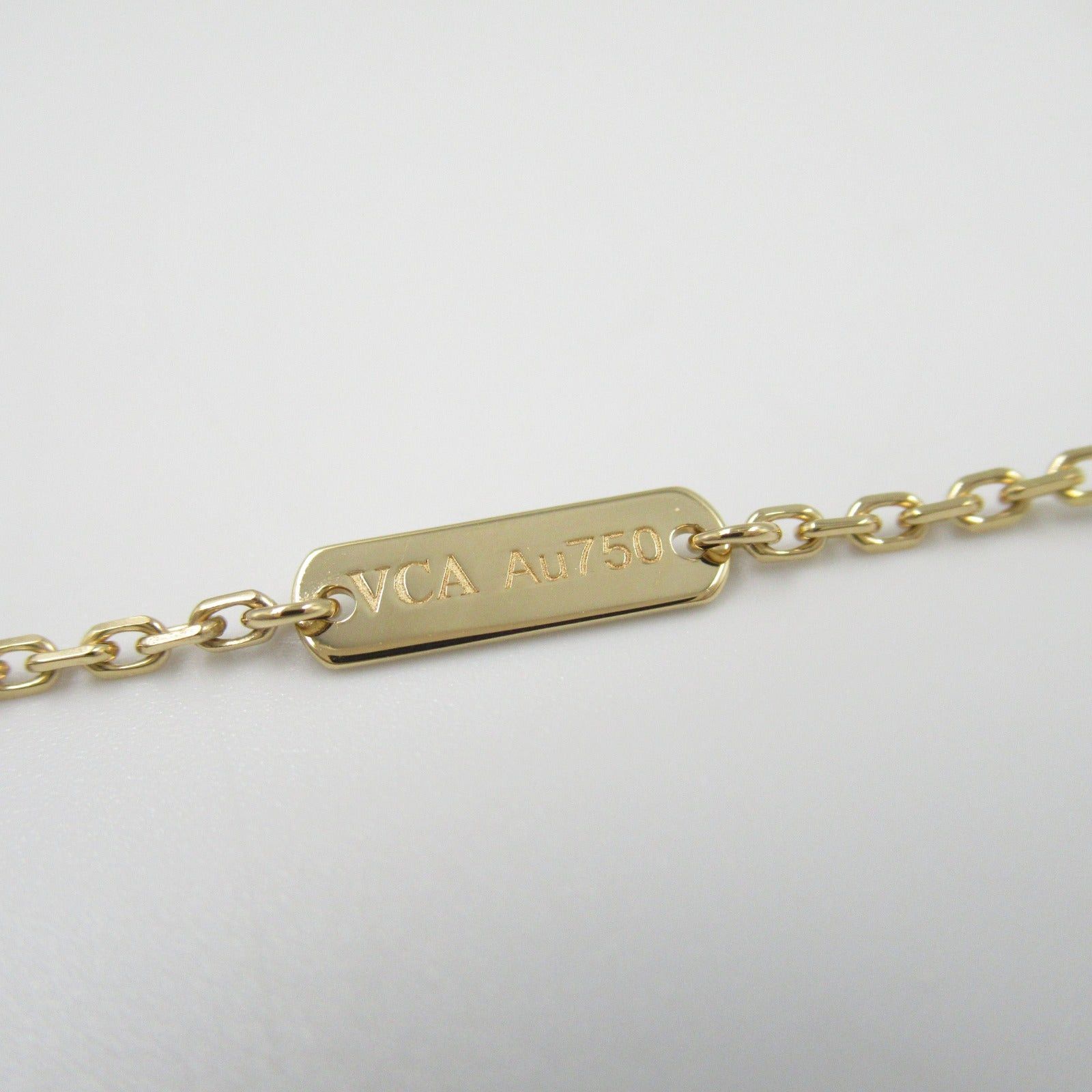Van Cleef & Arpels Van Cleef Arpels Alhambra Mother Of Pearl Necklace K18 (Yellow Gold) White Size ONE SIZE - 4 Thumbnail