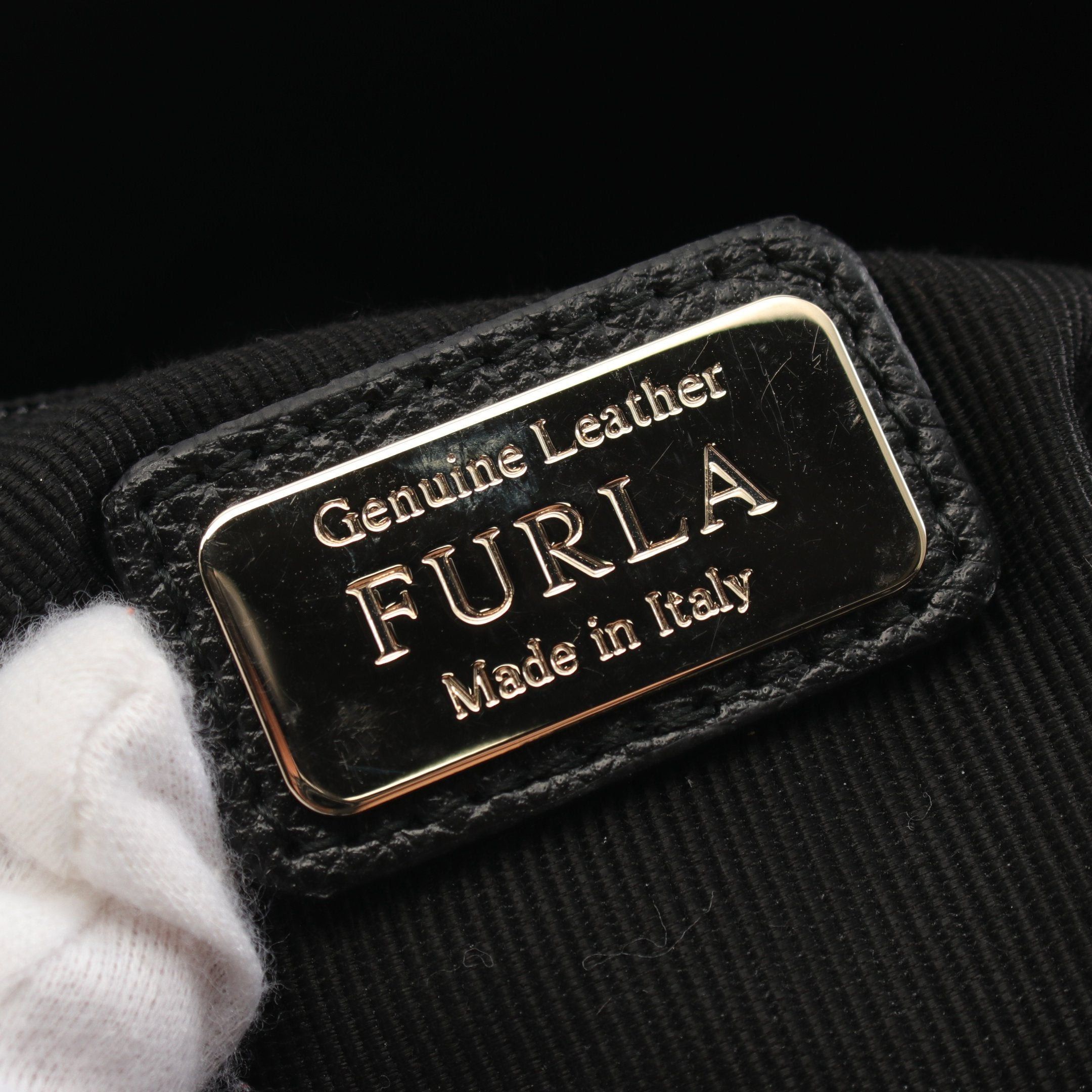 Furla Furla Piper M Handbag Leather Black Size ONE SIZE - 4 Thumbnail