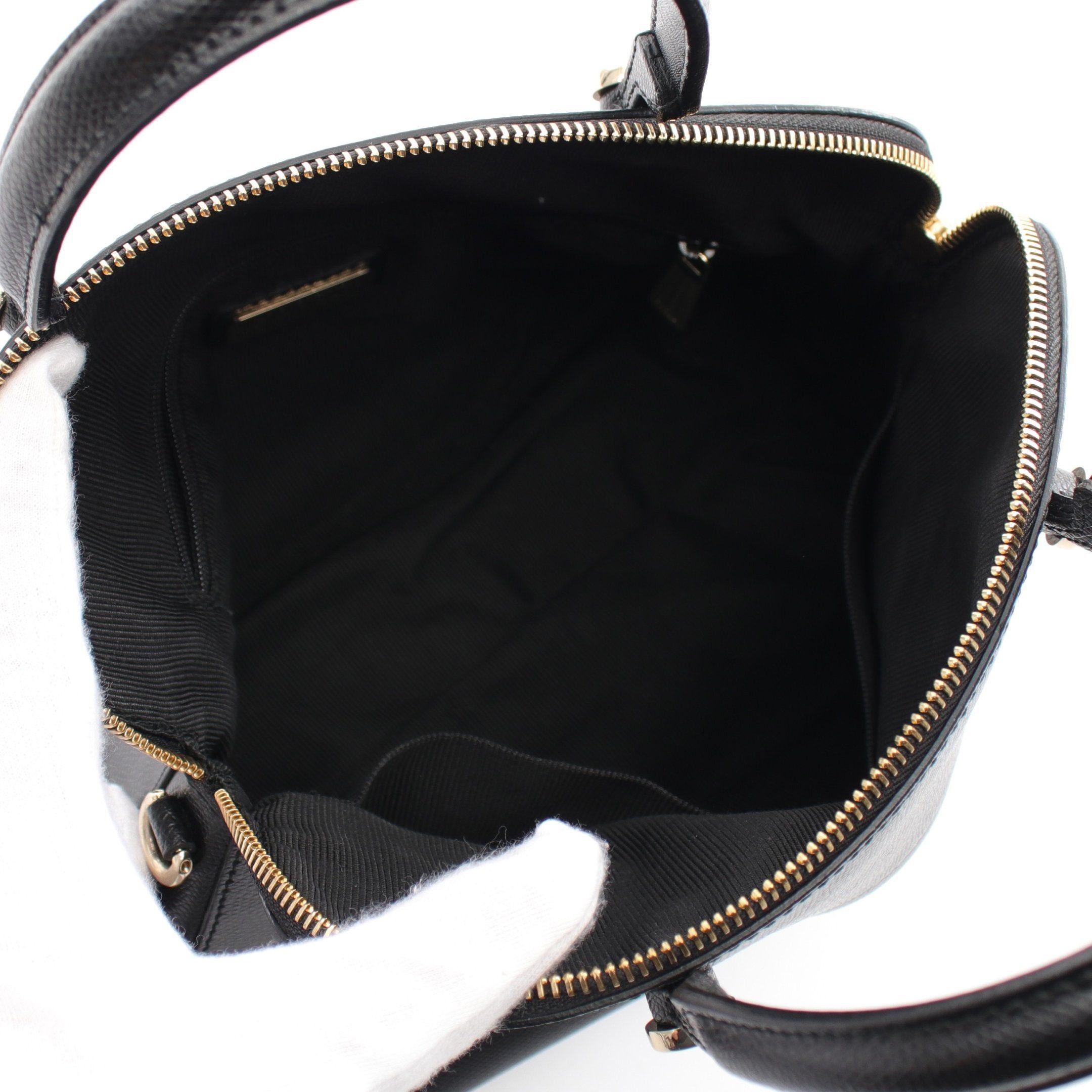 Furla Furla Piper M Handbag Leather Black Size ONE SIZE - 3 Thumbnail