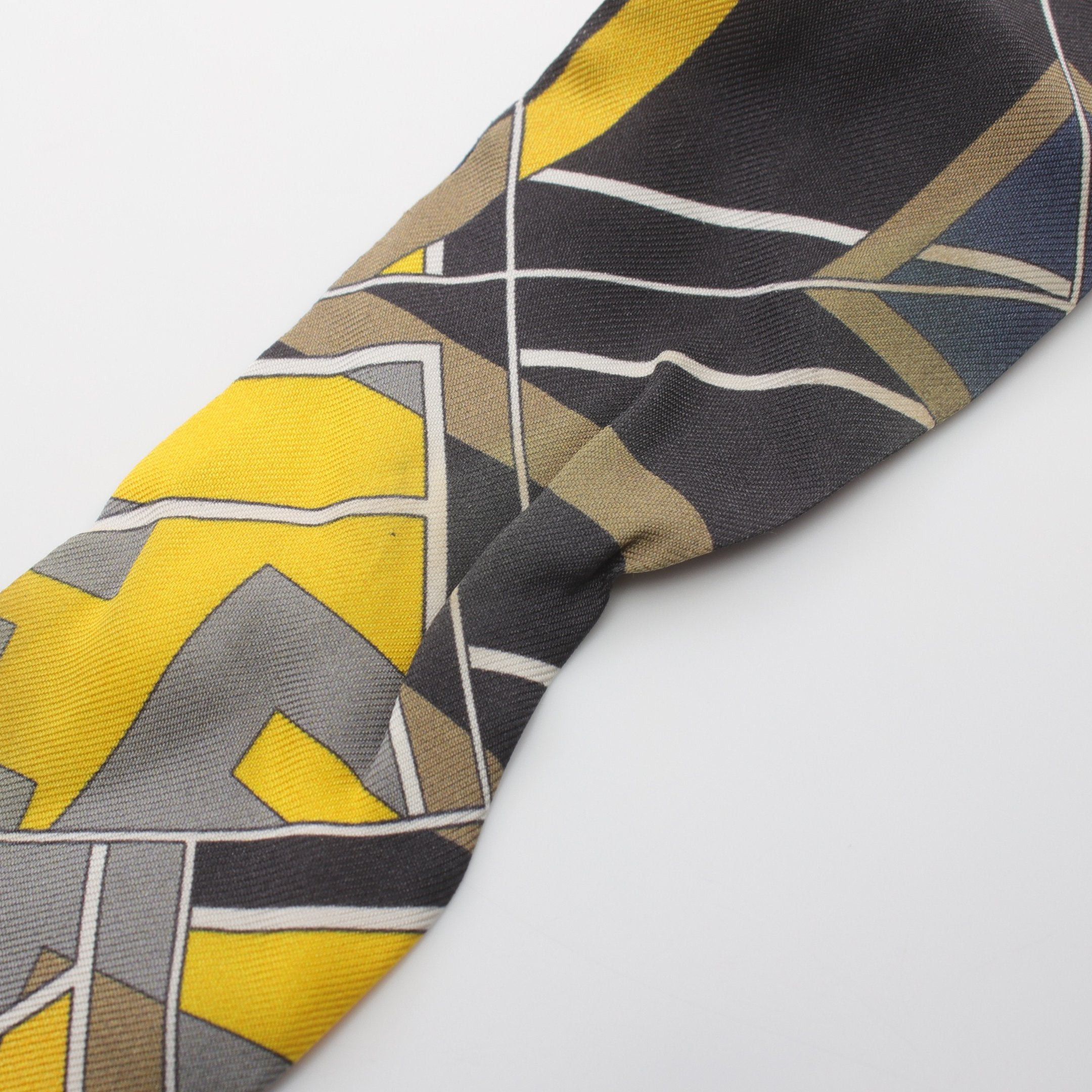 Hermes Hermes Twilly Ribbon Scarf Silk Black Yellow Multicolor Size ONE SIZE - 6 Thumbnail