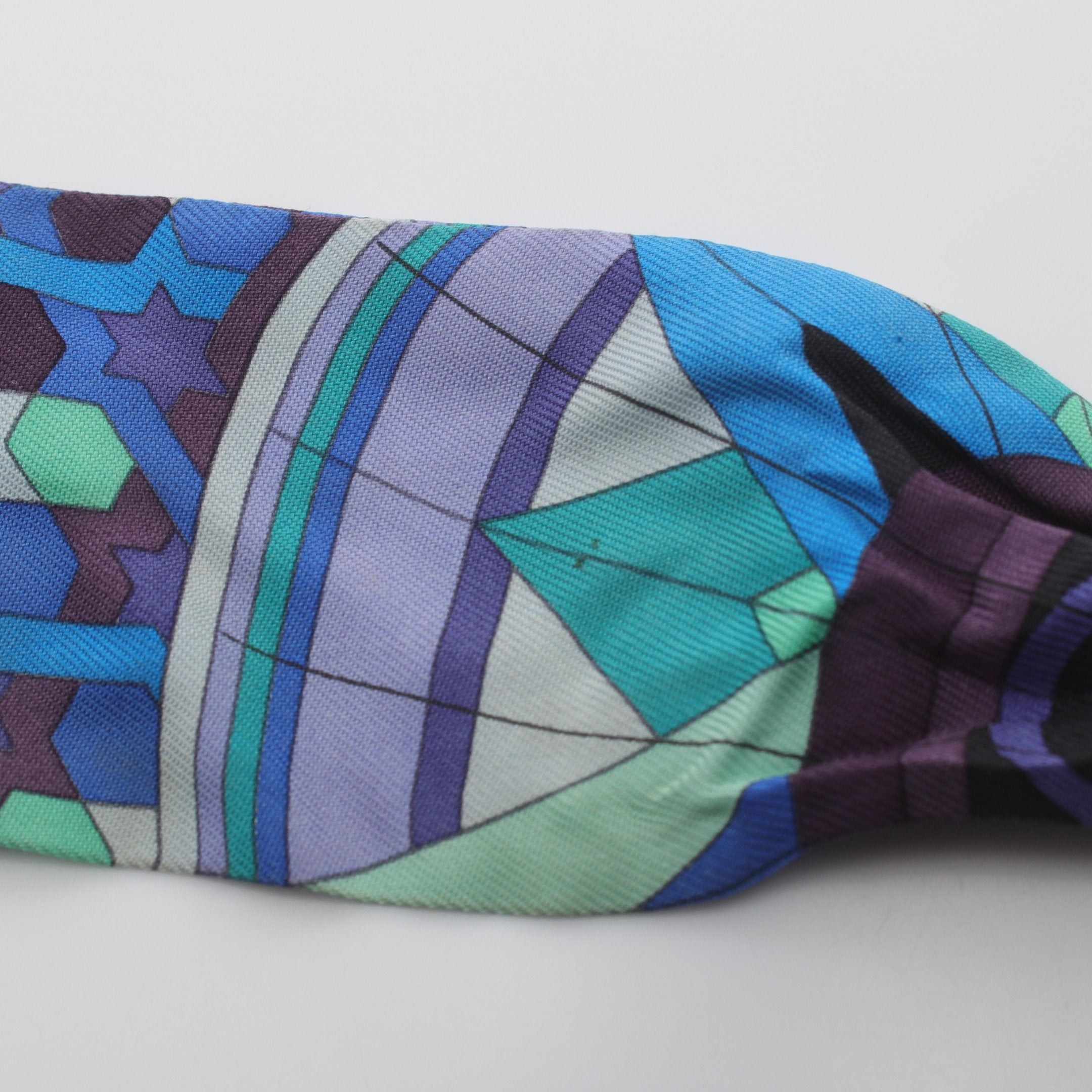 Hermes Hermes Twilly Rose De Compas Ribbon Scarf Silk Purple Multicolor Size ONE SIZE - 6 Thumbnail