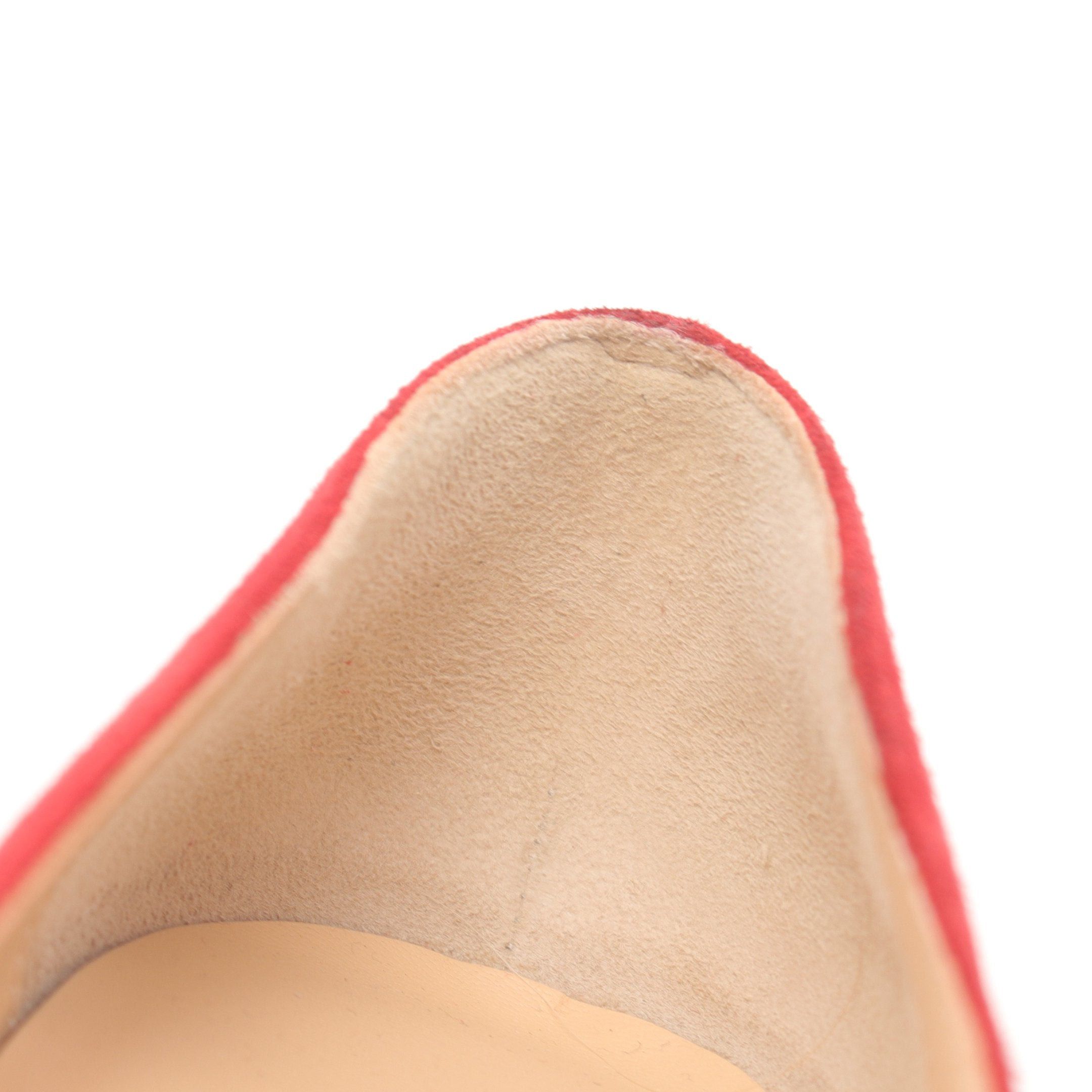 Christian Louboutin Christian Louboutin Pumps Ribbon Suede Red Size ONE SIZE - 7 Thumbnail
