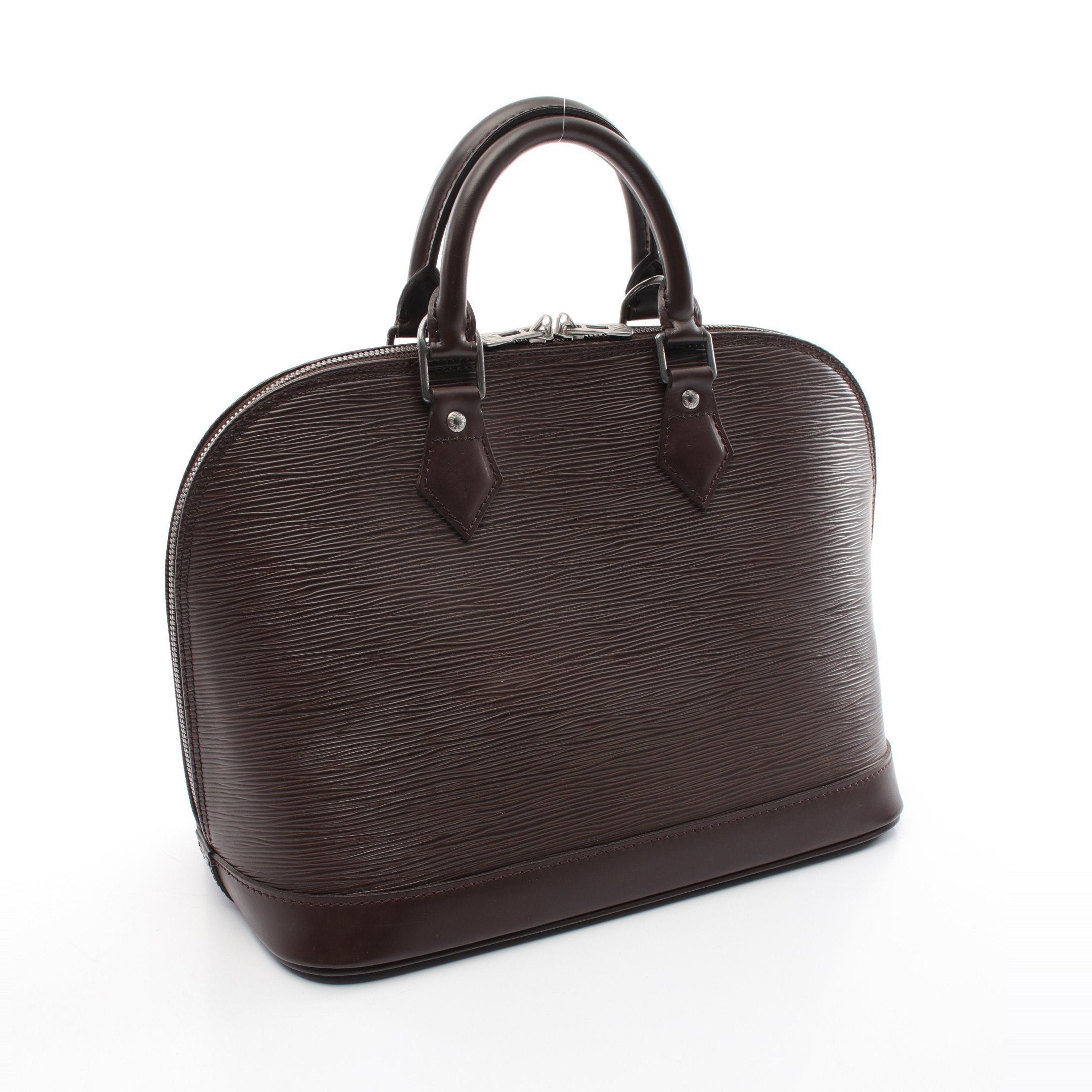 Louis Vuitton Louis Vuitton Alma Epi Mocha Handbag Leather Dark Brown Size ONE SIZE - 2 Thumbnail