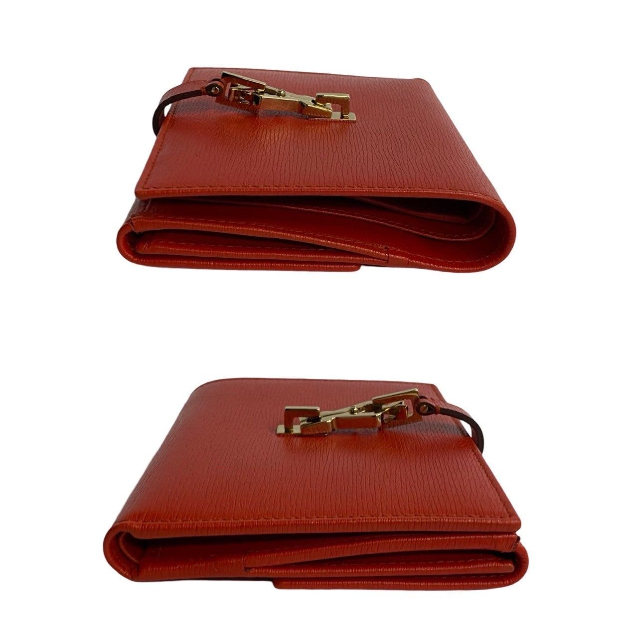 Gucci Gucci Wallet Red Leather Size ONE SIZE - 4 Thumbnail
