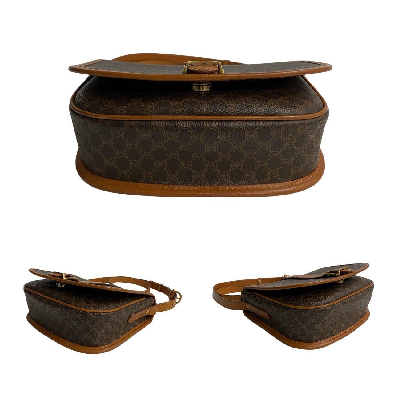 Celine Celine Shoulder Bag Brown Leather Size ONE SIZE - 6 Thumbnail