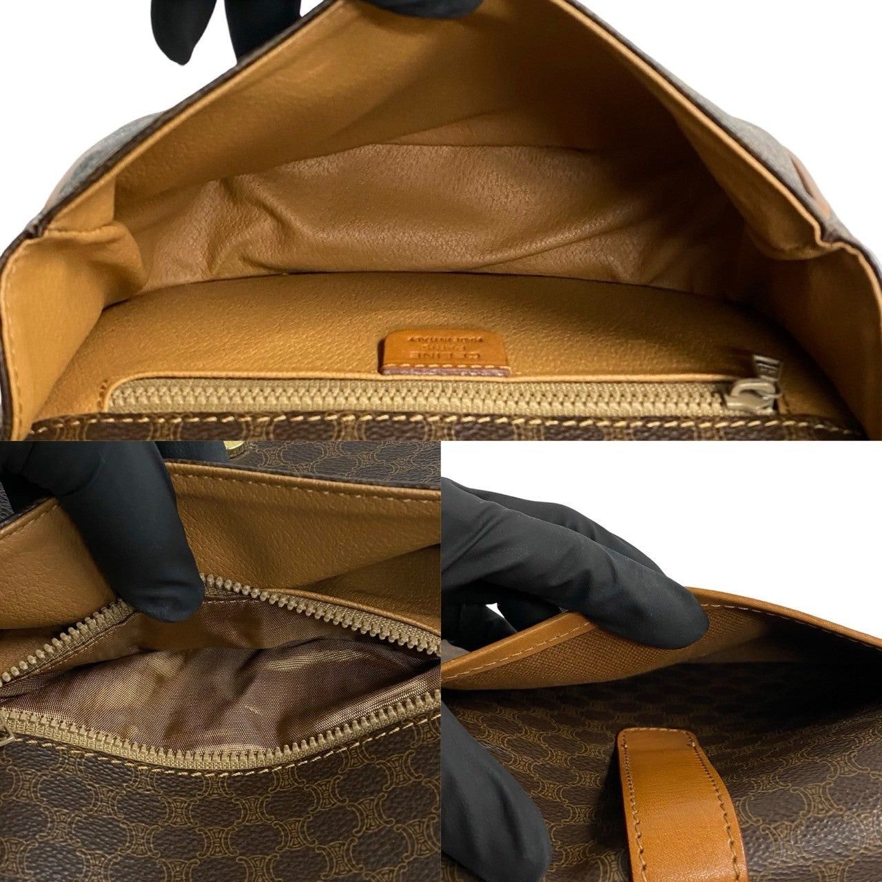 Celine Celine Shoulder Bag Brown Leather Size ONE SIZE - 8 Thumbnail