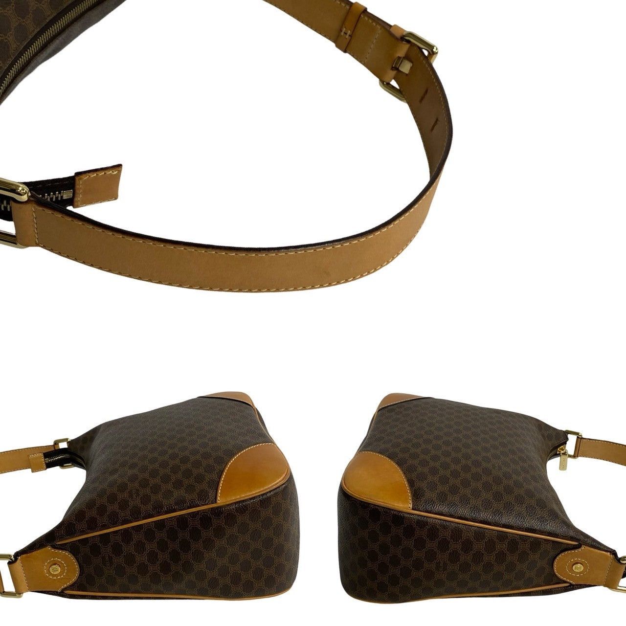 Celine Celine Shoulder Bag Brown Leather Size ONE SIZE - 5 Thumbnail