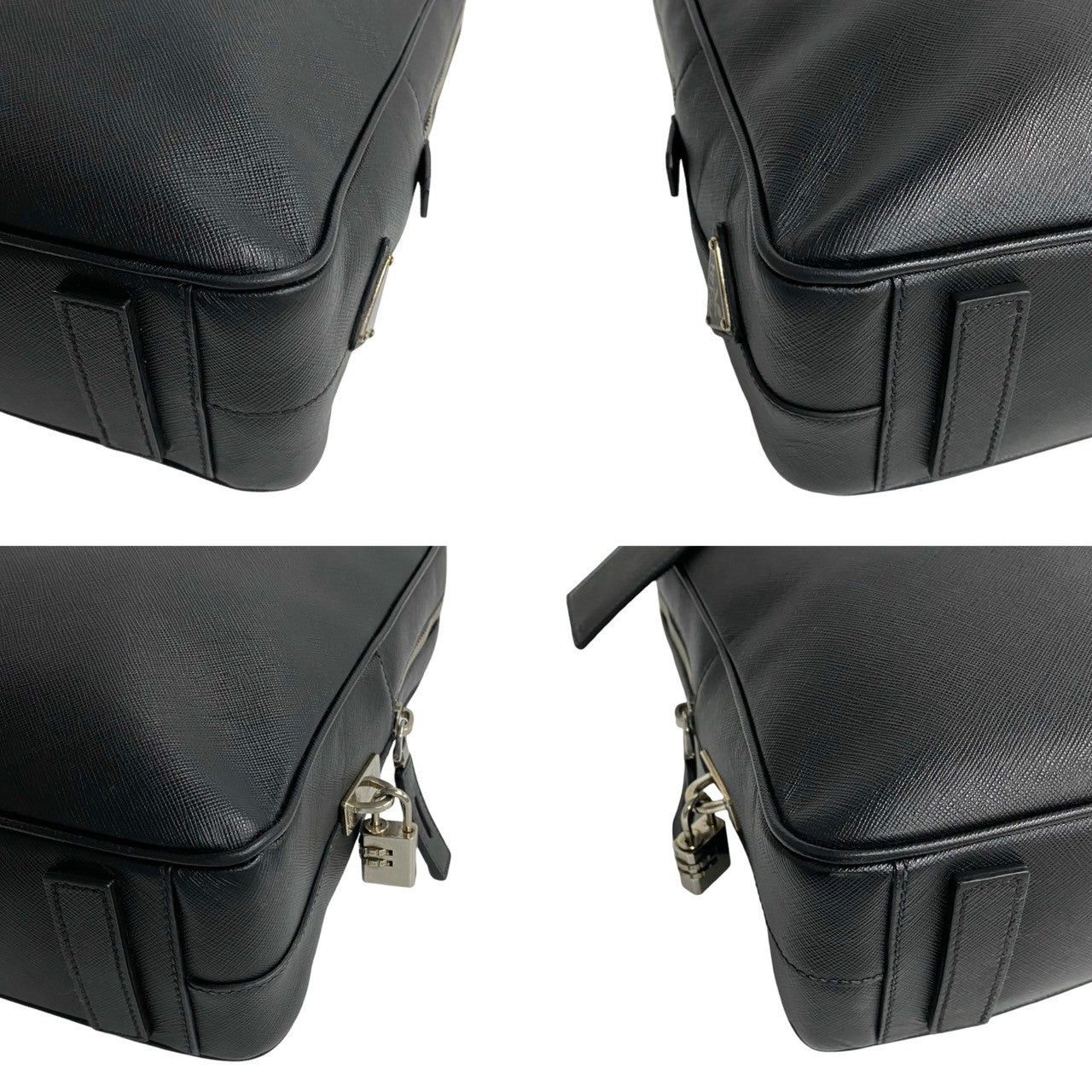 Prada Prada Handbag Black Leather Size ONE SIZE - 7 Thumbnail