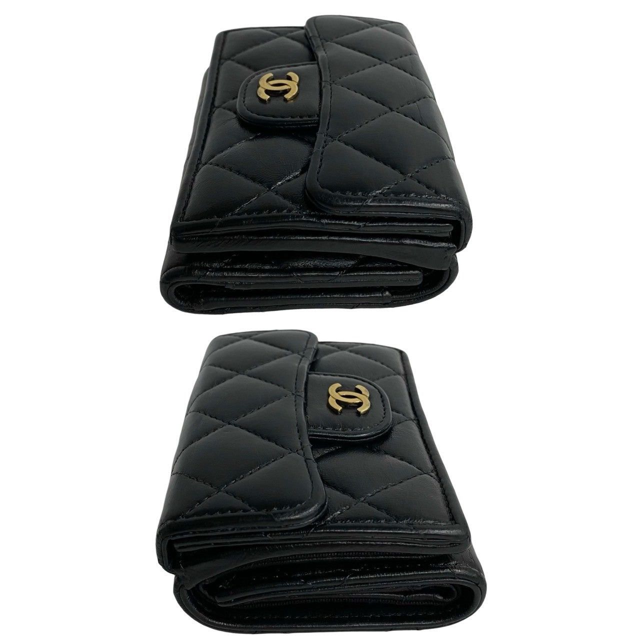 Chanel Chanel Wallet Black Lambskin Size ONE SIZE - 4 Thumbnail