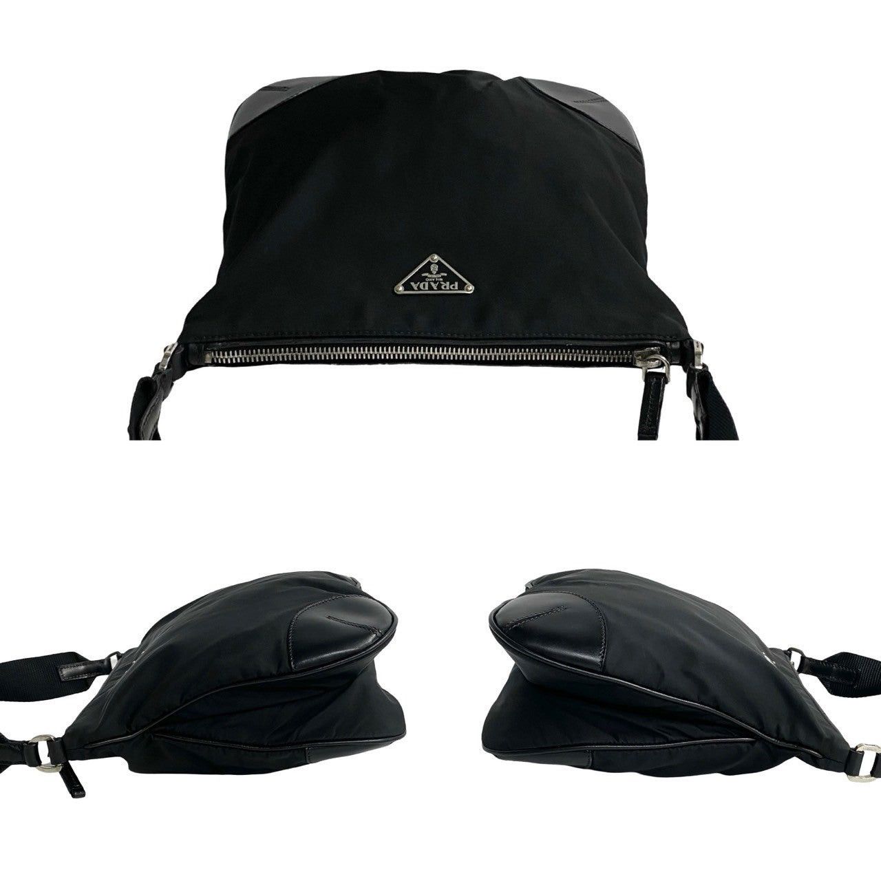Prada Prada Shoulder Bag Black Nylon Size ONE SIZE - 5 Thumbnail