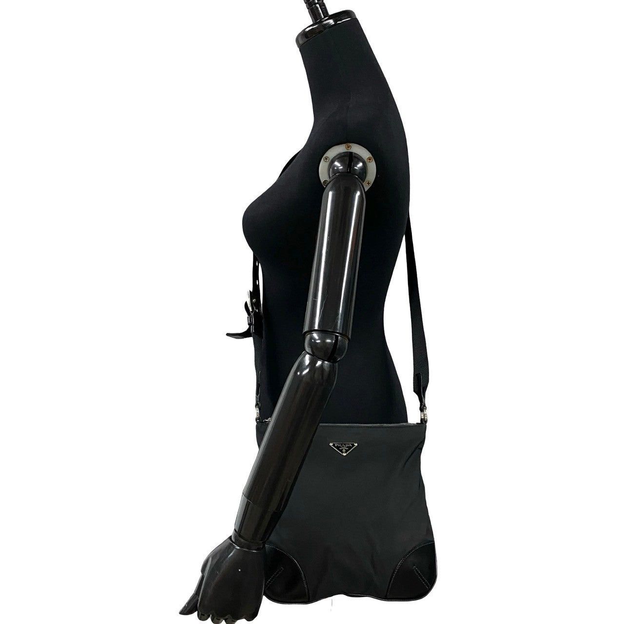 Prada Prada Shoulder Bag Black Nylon Size ONE SIZE - 2 Thumbnail