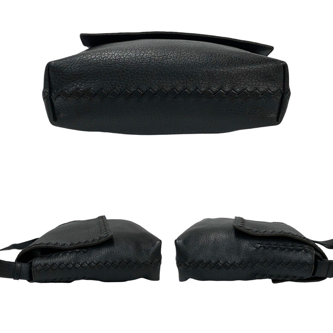 Bottega Veneta Bottega Veneta Shoulder Bag Black Leather Size ONE SIZE - 5 Thumbnail