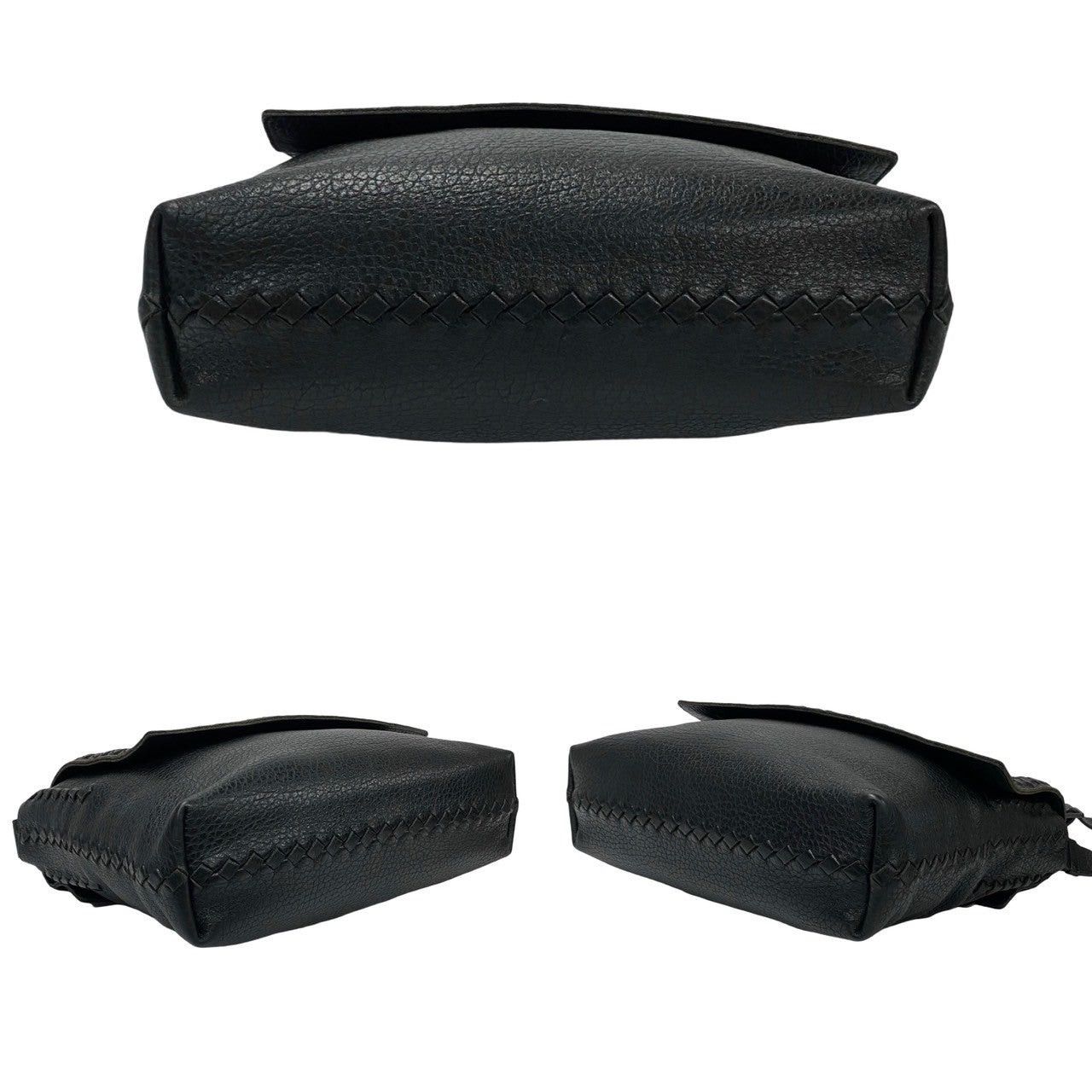 Bottega Veneta Bottega Veneta Shoulder Bag Black Leather Size ONE SIZE - 6 Thumbnail