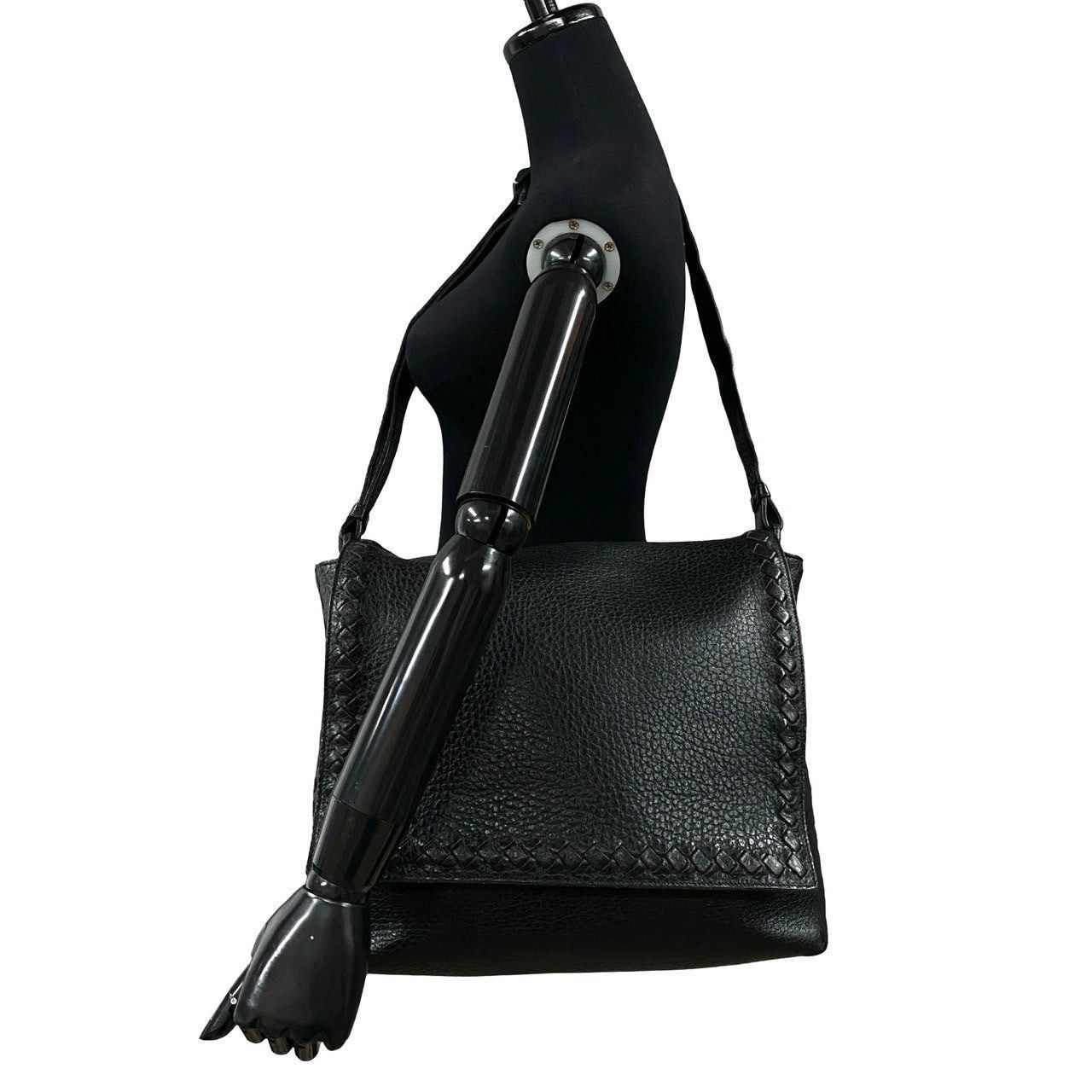 Bottega Veneta Bottega Veneta Shoulder Bag Black Leather Size ONE SIZE - 2 Thumbnail