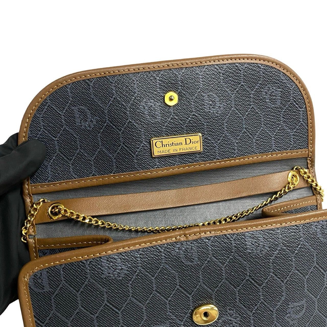 Dior Dior Shoulder Bag Gray Leather Size ONE SIZE - 8 Thumbnail