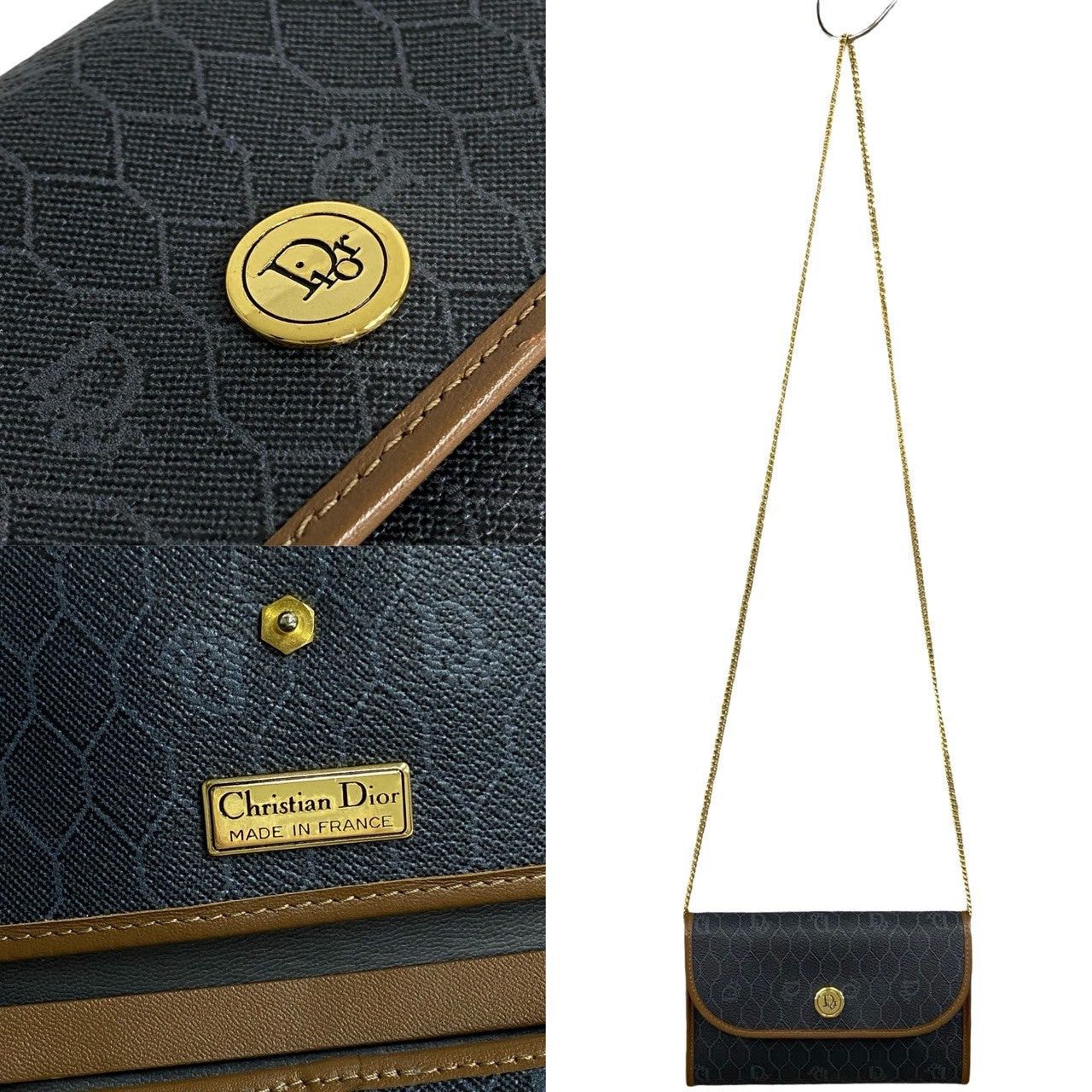 Dior Dior Shoulder Bag Gray Leather Size ONE SIZE - 3 Thumbnail