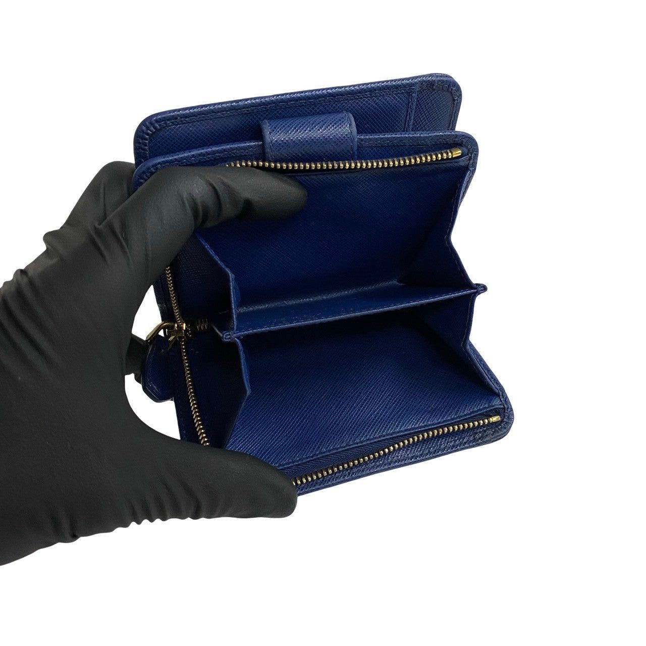 Prada Prada Wallet Blue Leather Size ONE SIZE - 8 Thumbnail