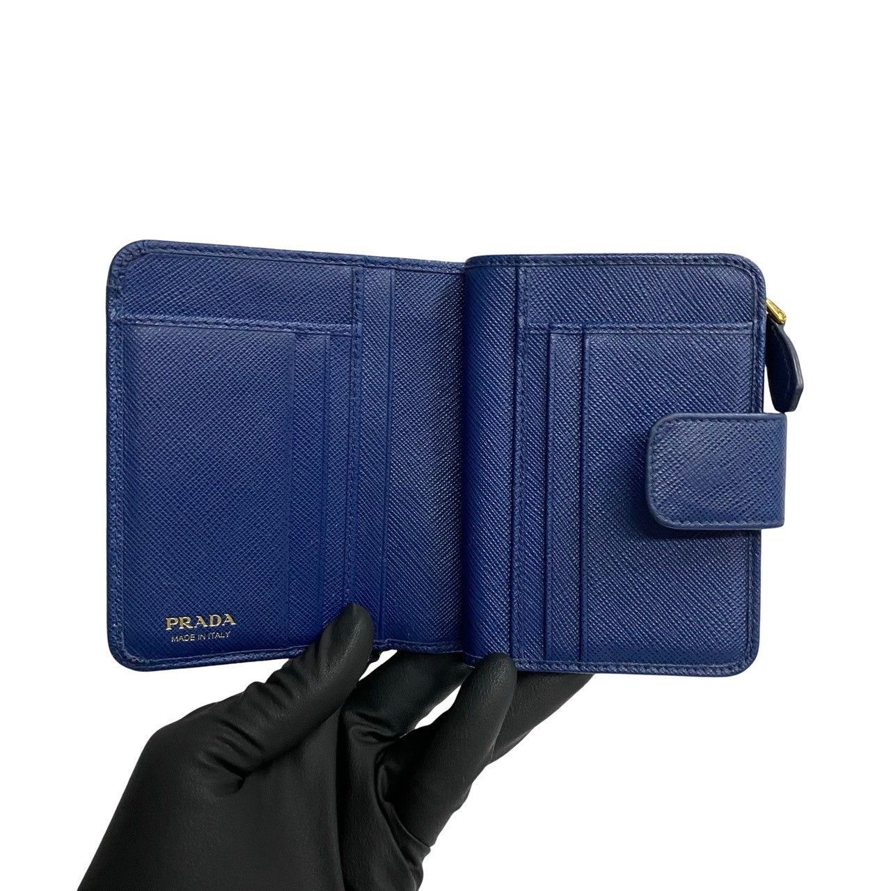 Prada Prada Wallet Blue Leather Size ONE SIZE - 6 Thumbnail