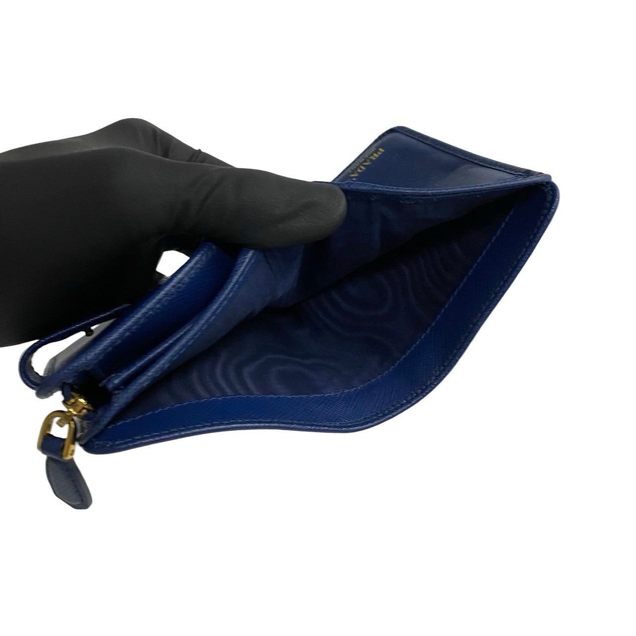 Prada Prada Wallet Blue Leather Size ONE SIZE - 7 Thumbnail