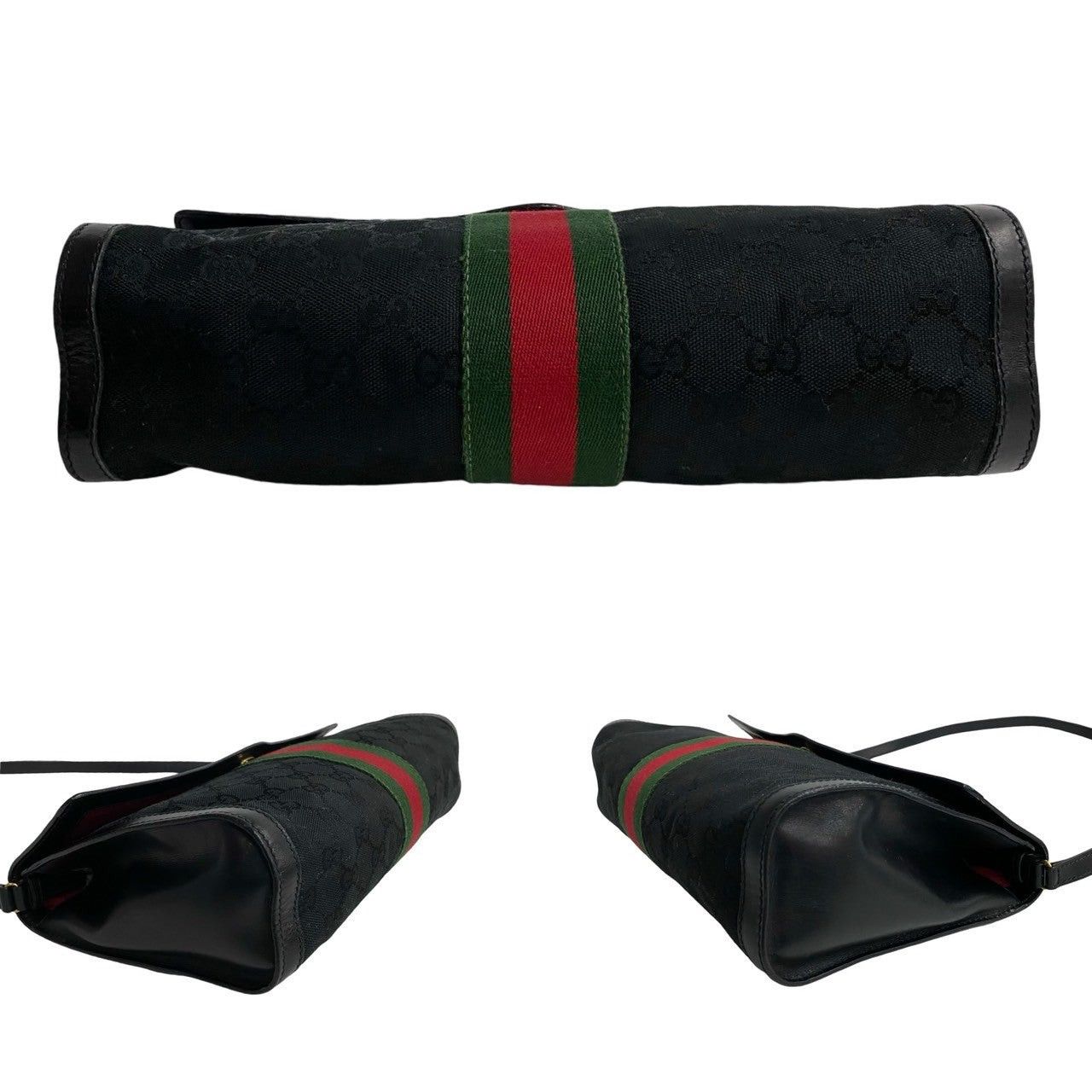 Gucci Gucci Shoulder Bag Black Leather Size ONE SIZE - 6 Thumbnail