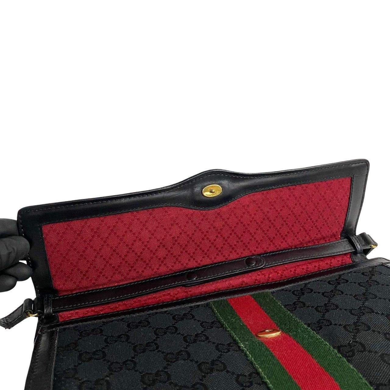 Gucci Gucci Shoulder Bag Black Leather Size ONE SIZE - 8 Thumbnail