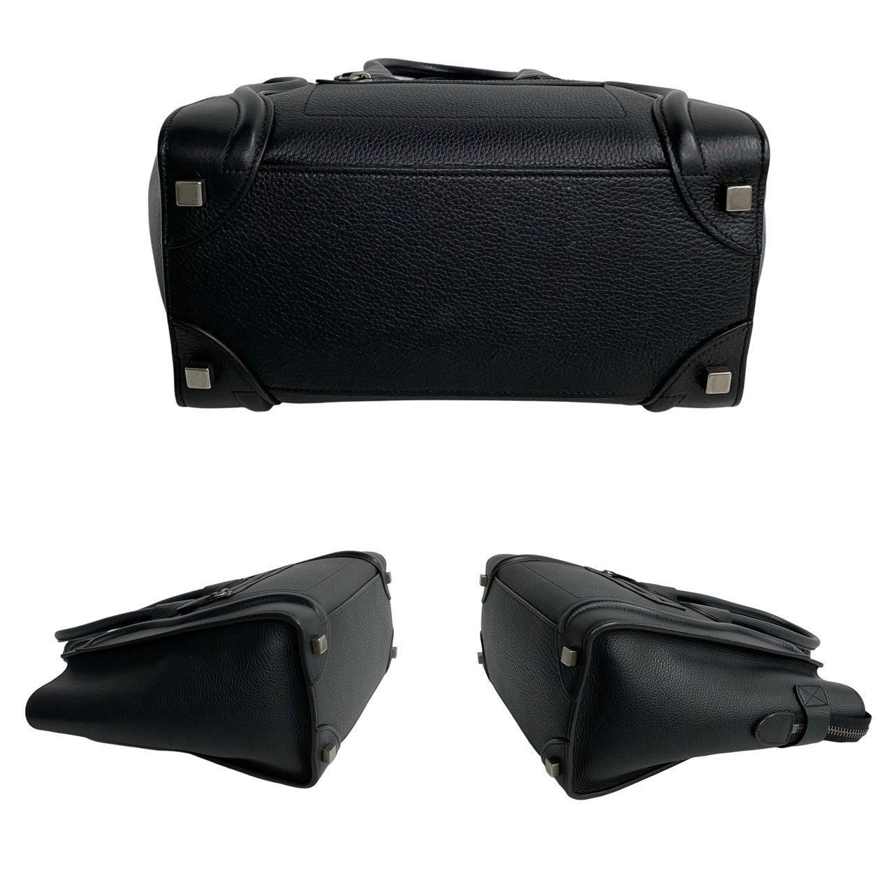 Celine Celine Handbag Black Leather Size ONE SIZE - 6 Thumbnail