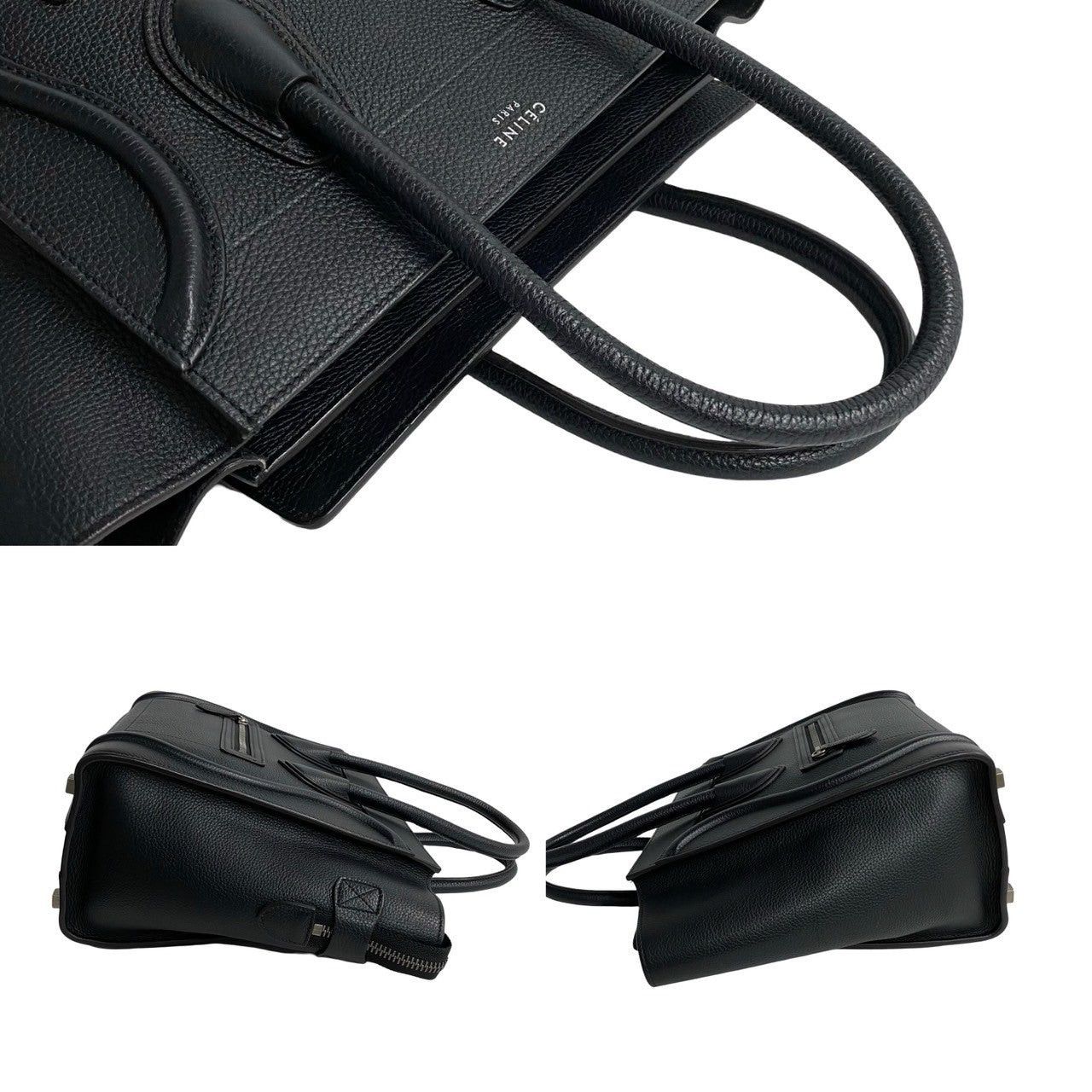 Celine Celine Handbag Black Leather Size ONE SIZE - 5 Thumbnail