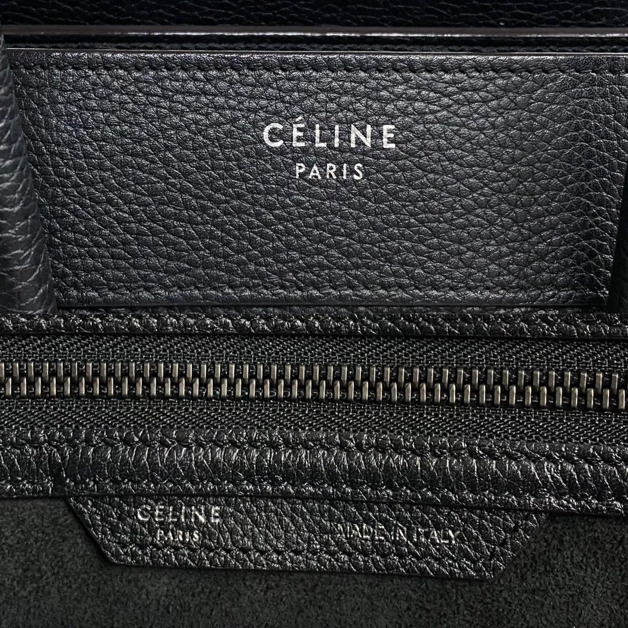 Celine Celine Handbag Black Leather Size ONE SIZE - 3 Thumbnail