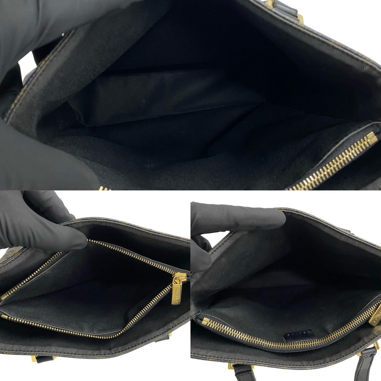 Celine Celine Tote Bag Black Leather Size ONE SIZE - 8 Thumbnail