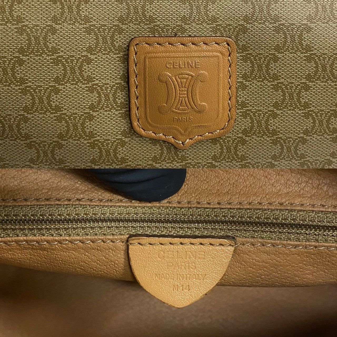 Celine Celine Handbag Beige Leather Size ONE SIZE - 3 Thumbnail