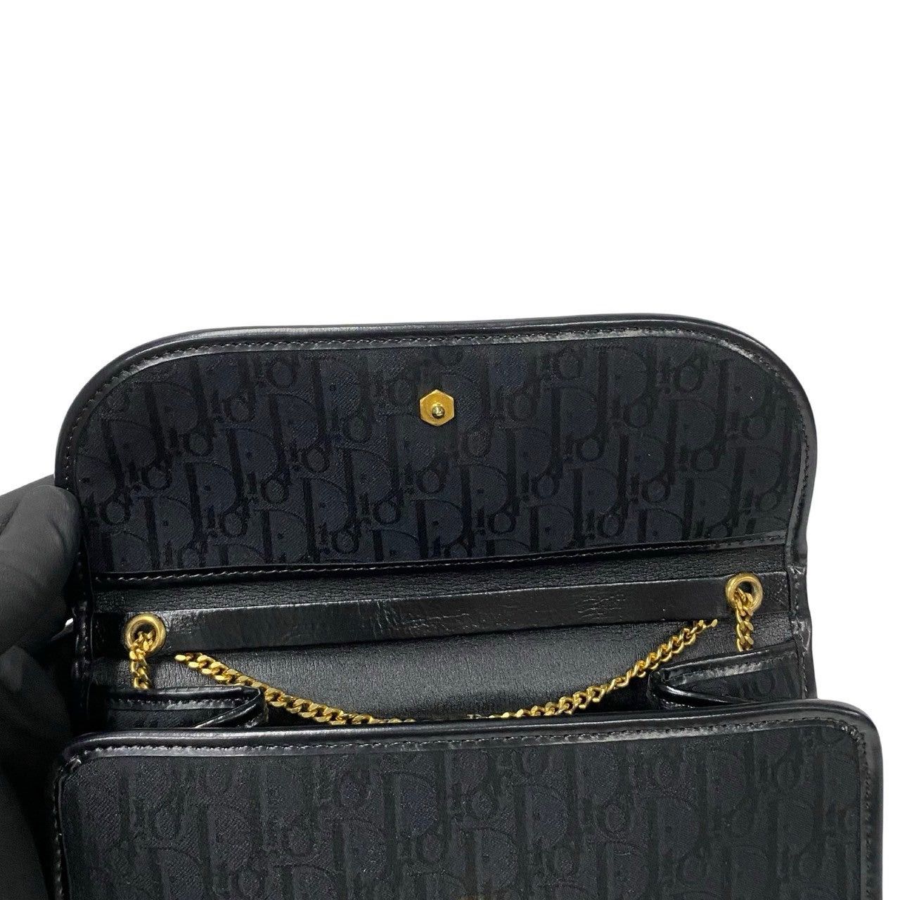 Dior Dior Shoulder Bag Black Leather Size ONE SIZE - 8 Thumbnail