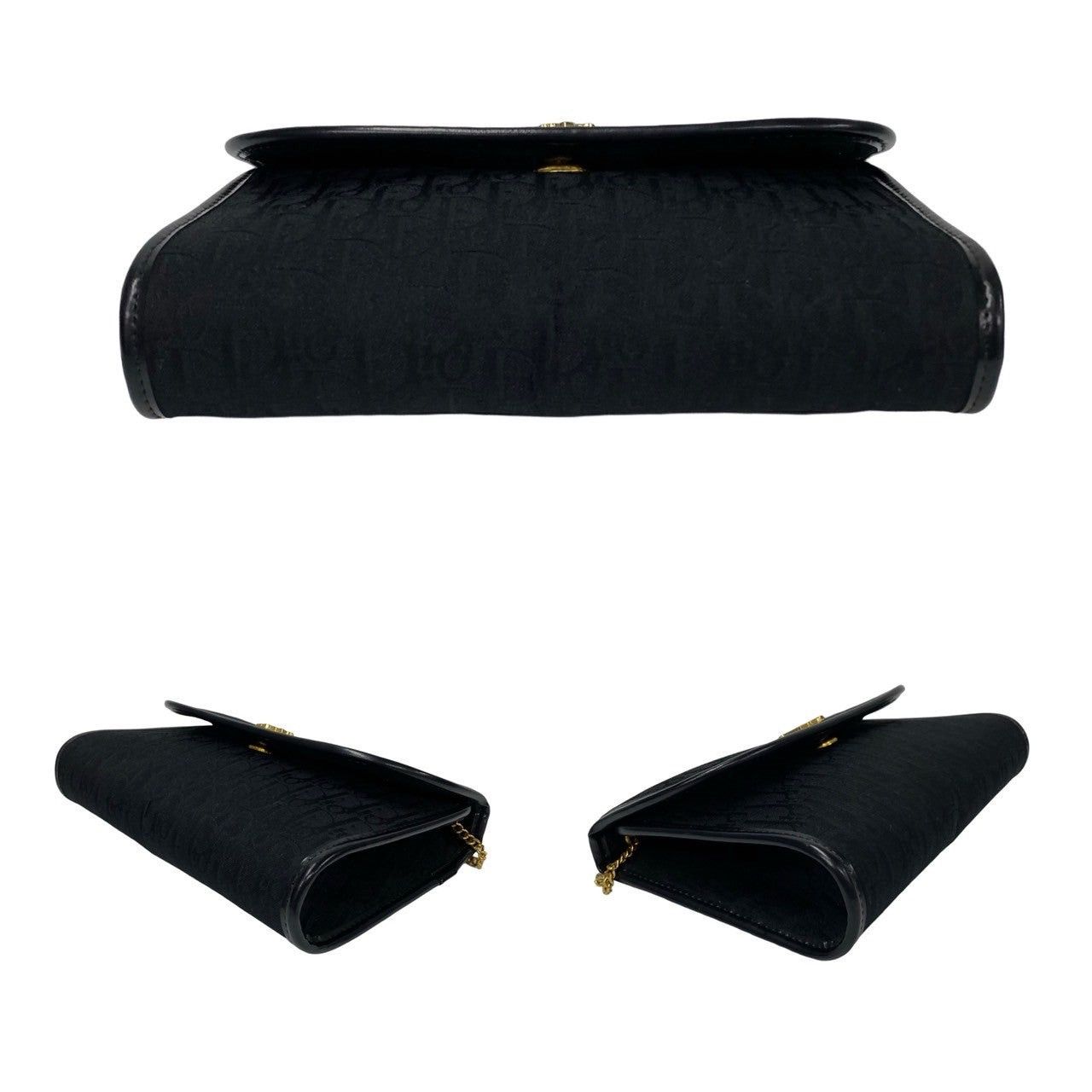 Dior Dior Shoulder Bag Black Leather Size ONE SIZE - 6 Thumbnail