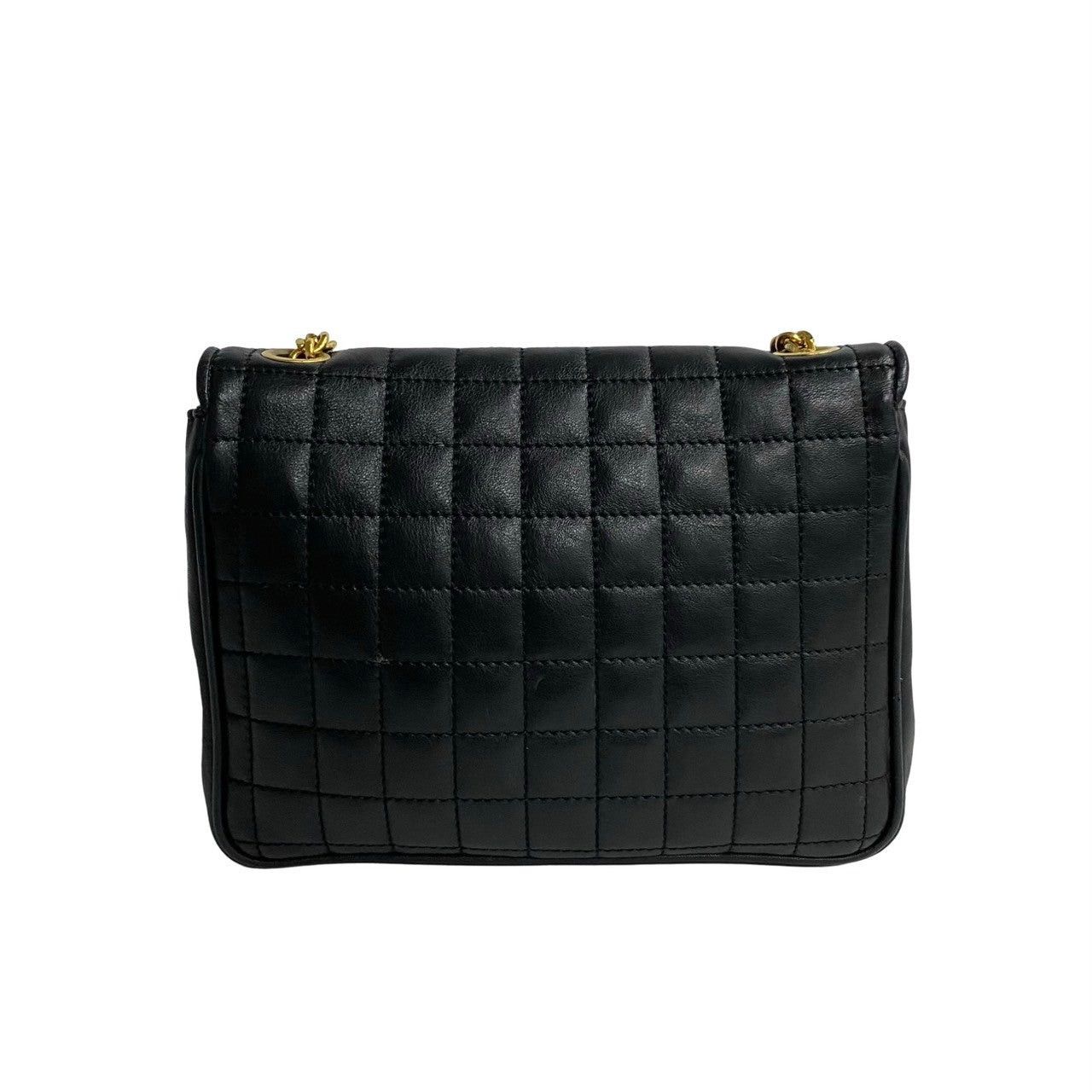 Celine Celine Shoulder Bag Black Leather Size ONE SIZE - 4 Thumbnail