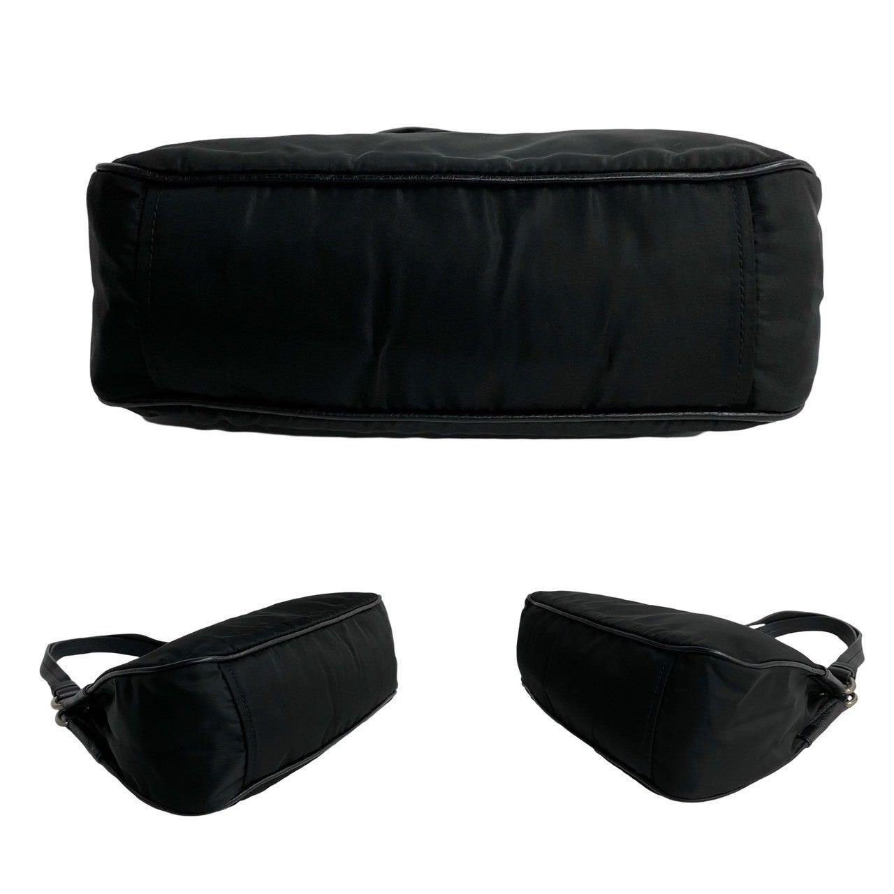 Prada Prada Handbag Black Nylon Size ONE SIZE - 6 Thumbnail