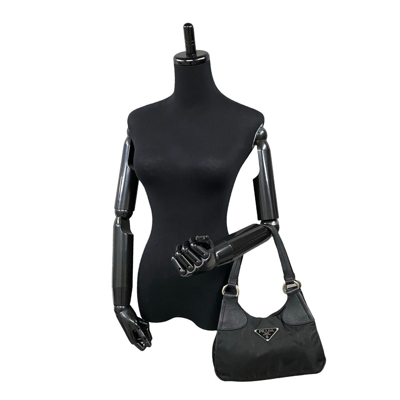 Prada Prada Handbag Black Nylon Size ONE SIZE - 2 Thumbnail